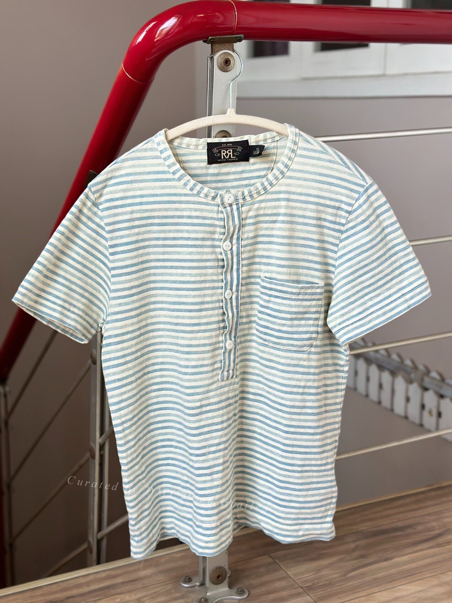 RRL Ralph Lauren RRL Striped Short Sleeve Size US XS / EU 42 / 0 - 1 Thumbnail