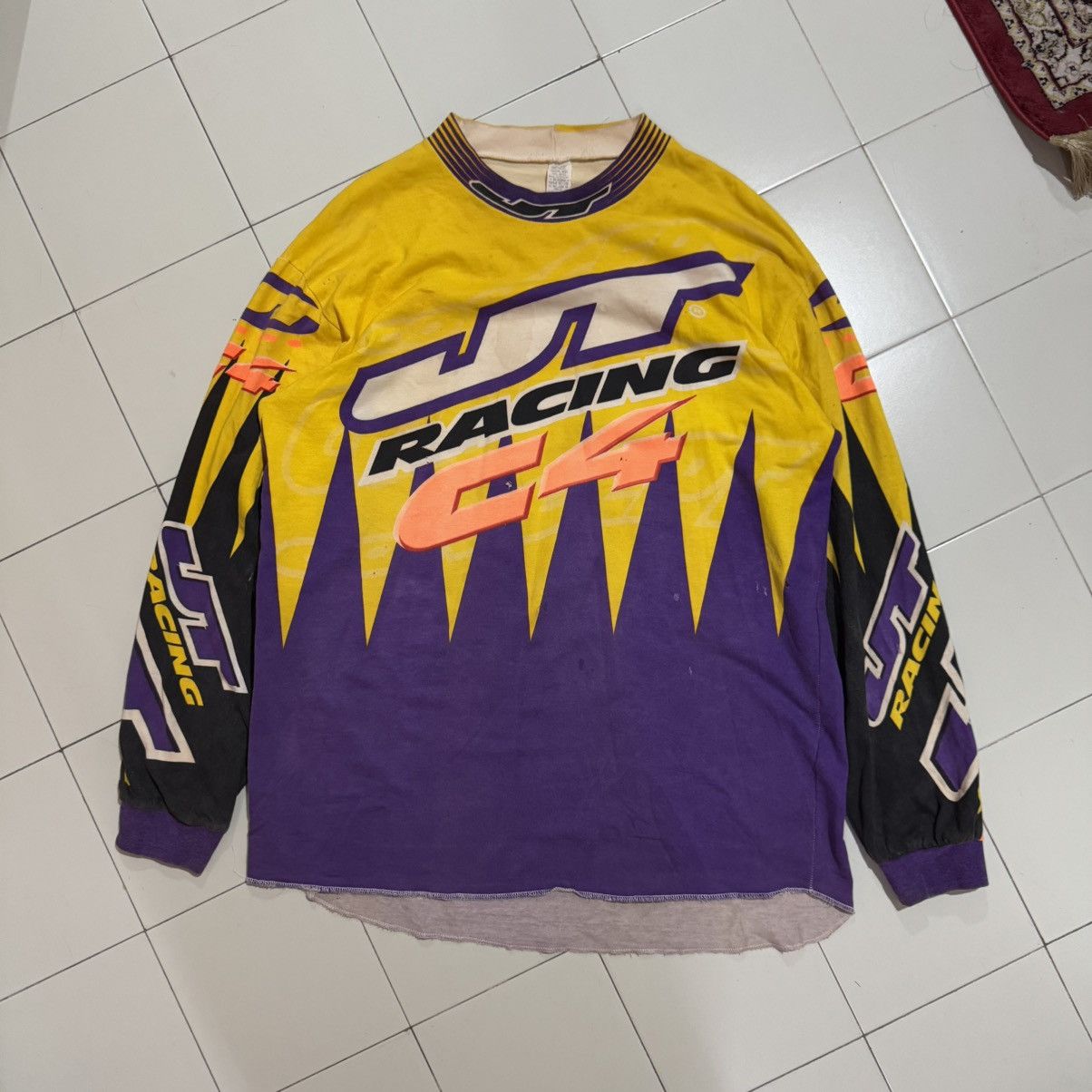All Sport × Sports Specialties RARE ! VINTAGE JT RACING MX MOTOCROSS SPELLOUT Size US L / EU 52-54 / 3 - 3 Thumbnail