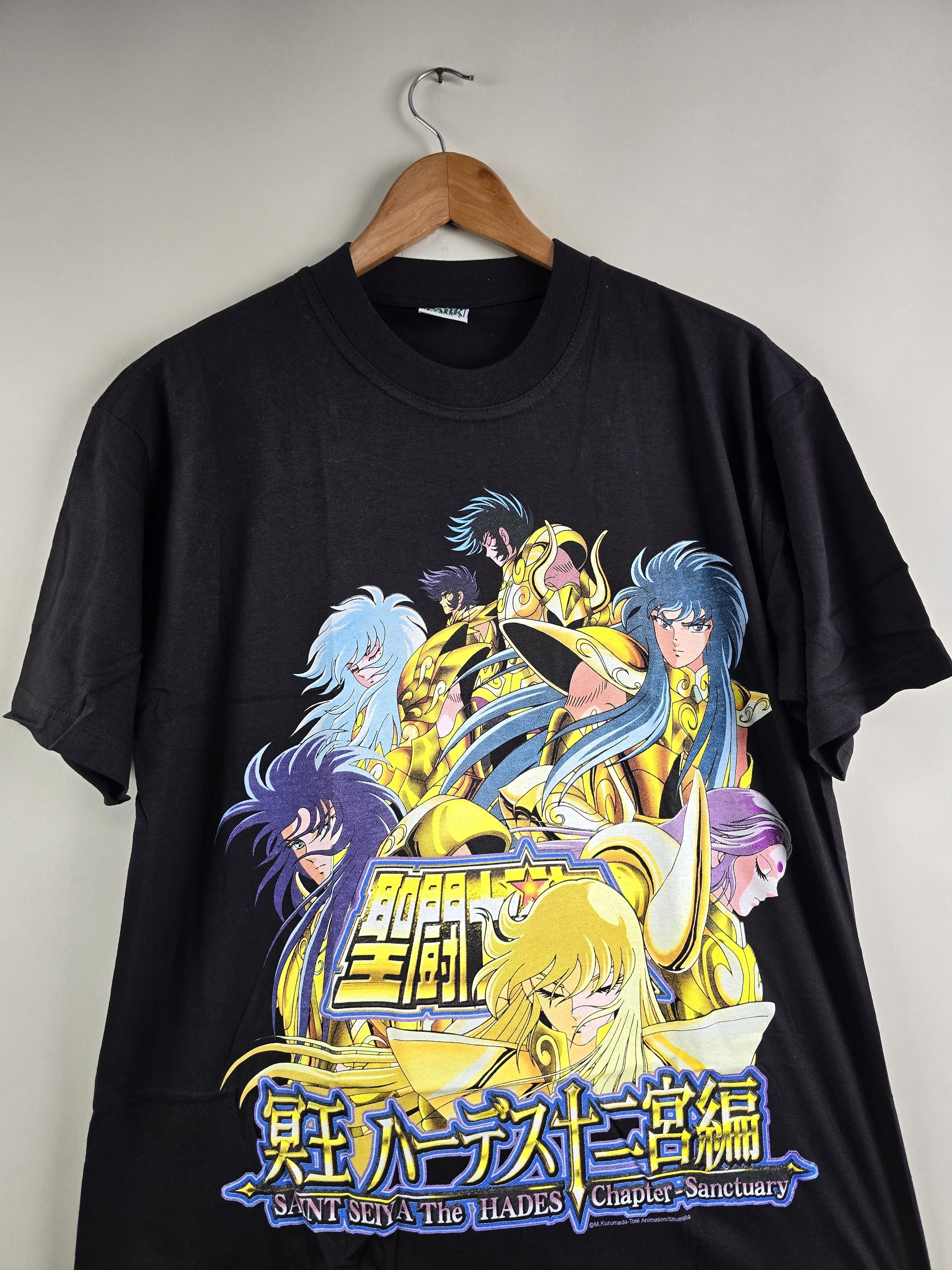Anime × Vintage 2000 Saint Seiya The Hades Chapter Anime Tee L 21.5" 29" Size US L / EU 52-54 / 3 - 2 Thumbnail