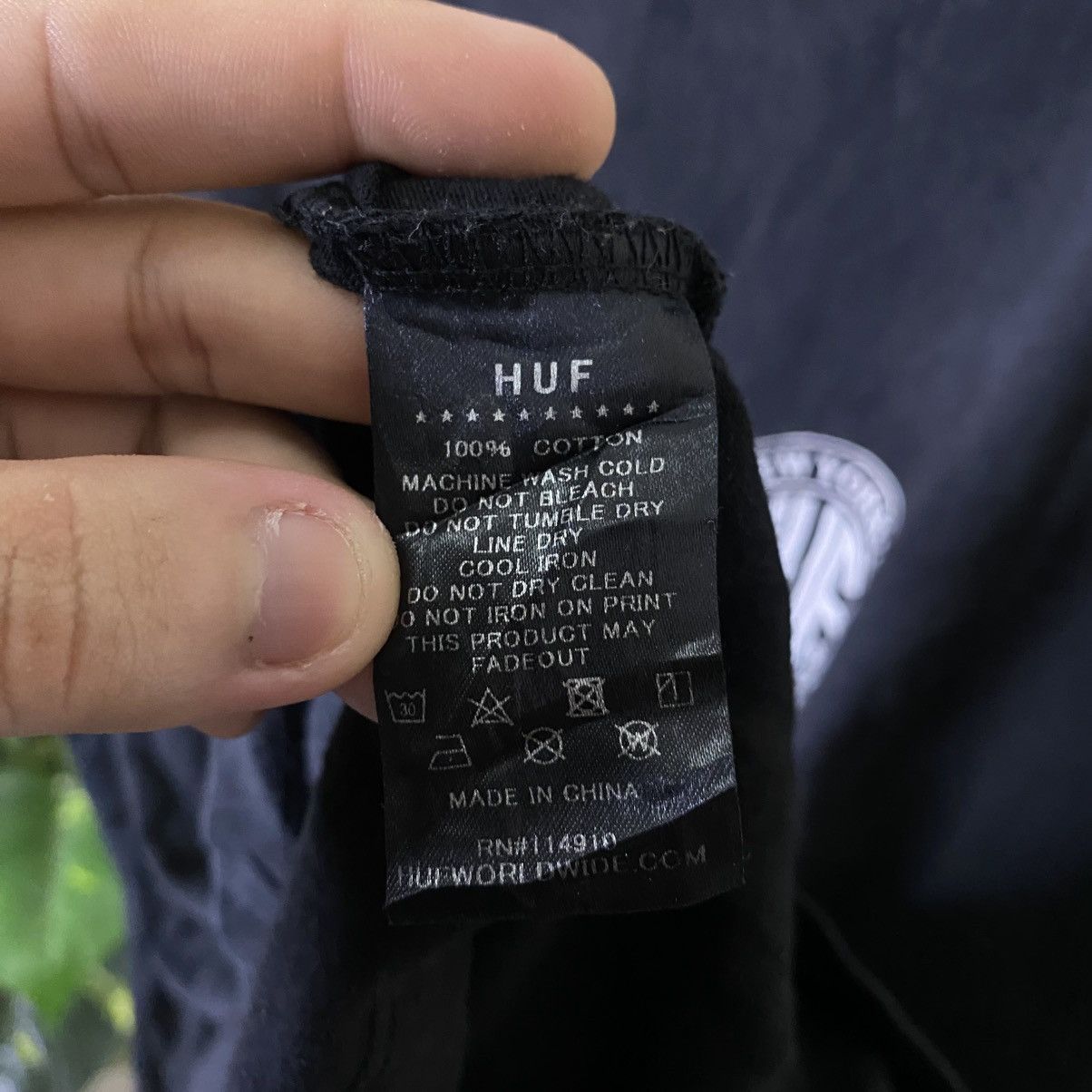 Huf Huf Skateboard Big Logo Skater T Shirt Size US XL / EU 56 / 4 - 4 Thumbnail