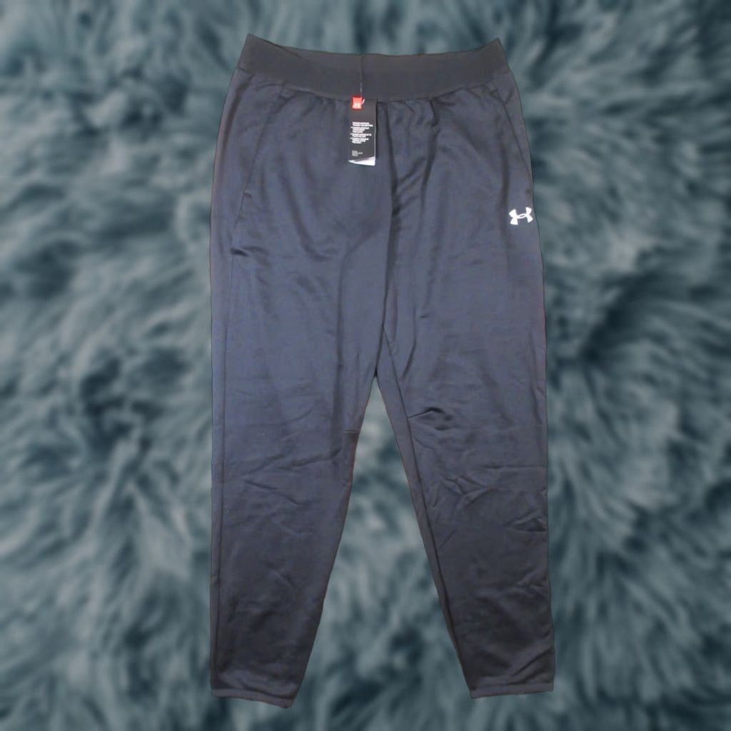 Under Armour Under Armour Golf Pants Men 38x30 Black Stretch Waist Relaxed Straight Casual Pants Mens Size US 38 / EU 54 - 1 Thumbnail
