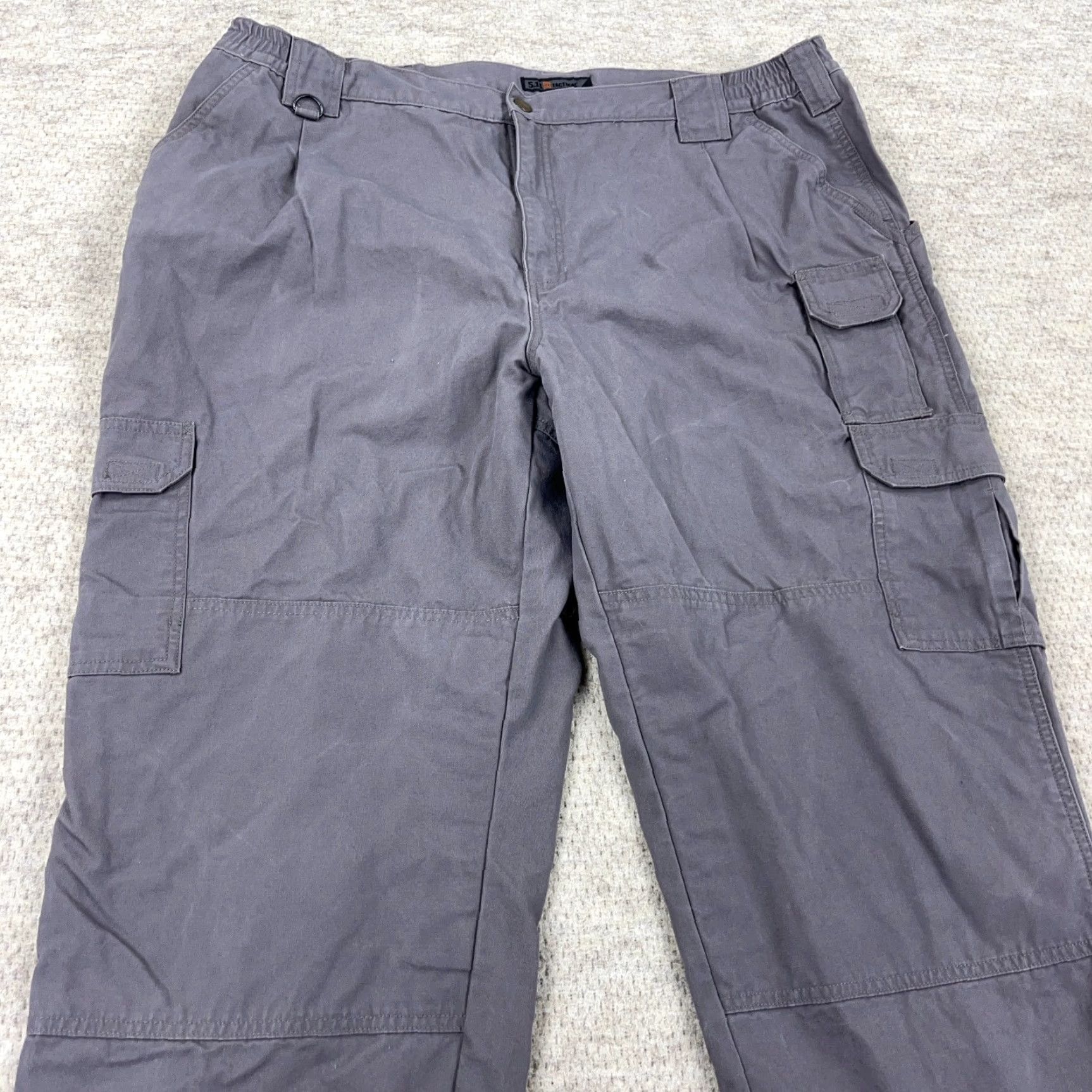Vintage 5.11 Tactical Cargo Pants Men 44x30 Gray Canvas Taclite Pro Cargo Pocket 5-Pocket Regular Jeans Style Mens Size US 44 / EU 60 - 5 Thumbnail