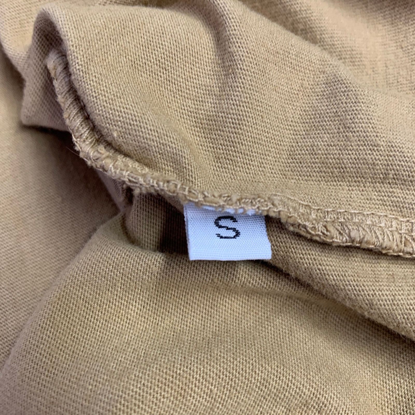 Nick Fouquet Khaki Matchstick Embroidery Cotton Short Sleeve T-shirt Size US S / EU 44-46 / 1 - 9 Thumbnail