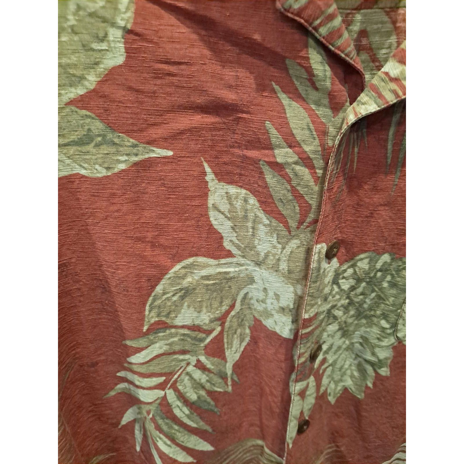 Other Havana Jack's Cafe Hawaiian Shirt Red with Flowers Size XL Size US XL / EU 56 / 4 - 2 Thumbnail