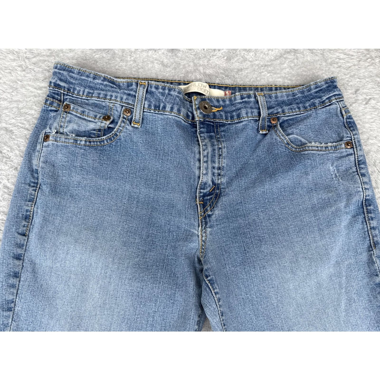 Levi's Levi's Jeans Bootcut 5-Pocket Denim Junior 13M Medium Wash Blue Stretch 31x31 Size 34" / US 12 / IT 48 - 4 Thumbnail