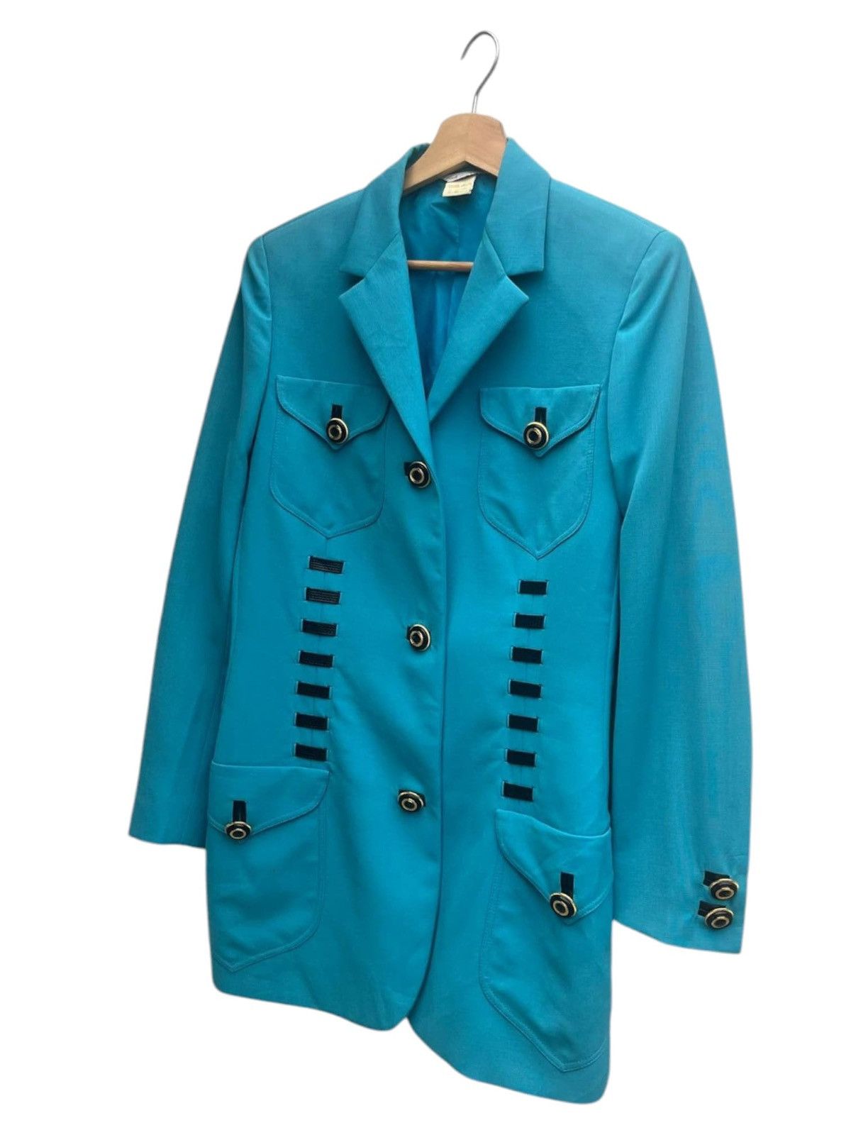 Versace Archive 90’s Gianni Versace Couture Runway Collection Jacket Size XS / US 0-2 / IT 36-38 - 7 Thumbnail