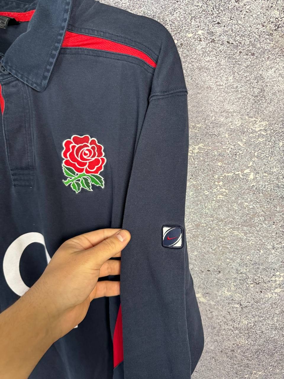 Nike 90's Vintage England Rugby Nike Team Blokcore Jersey Size US XXL / EU 58 / 5 - 12 Thumbnail