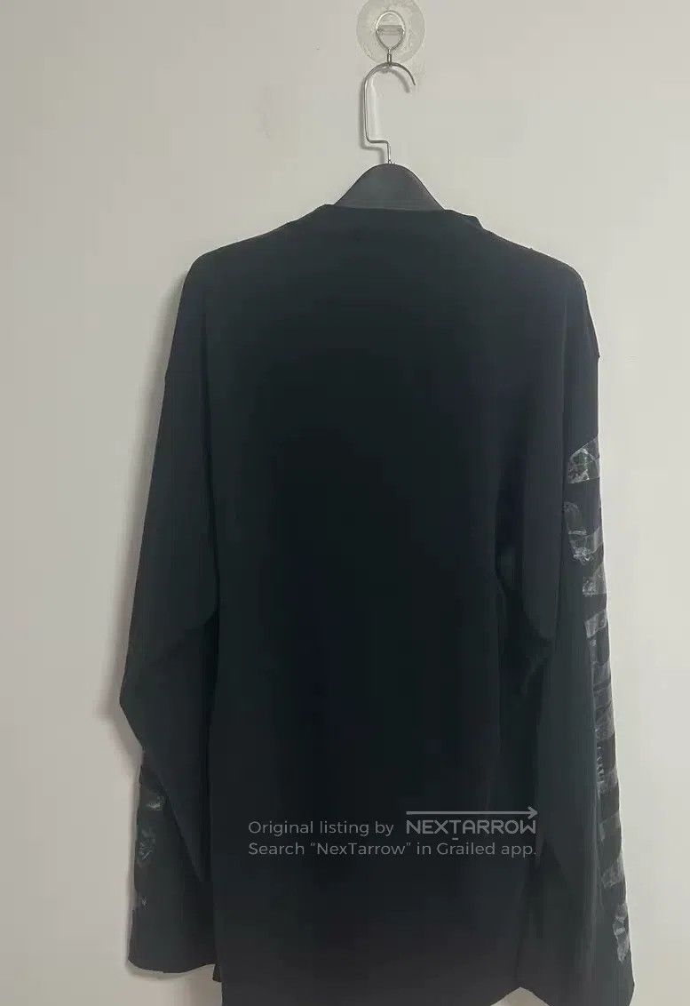 Balenciaga Balenciaga Tape Distressed Gradient Long Sleeve T-Shirt Size US S / EU 44-46 / 1 - 2 Thumbnail