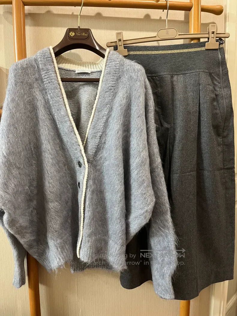 Brunello Cucinelli Mohair Cardigan Jacket