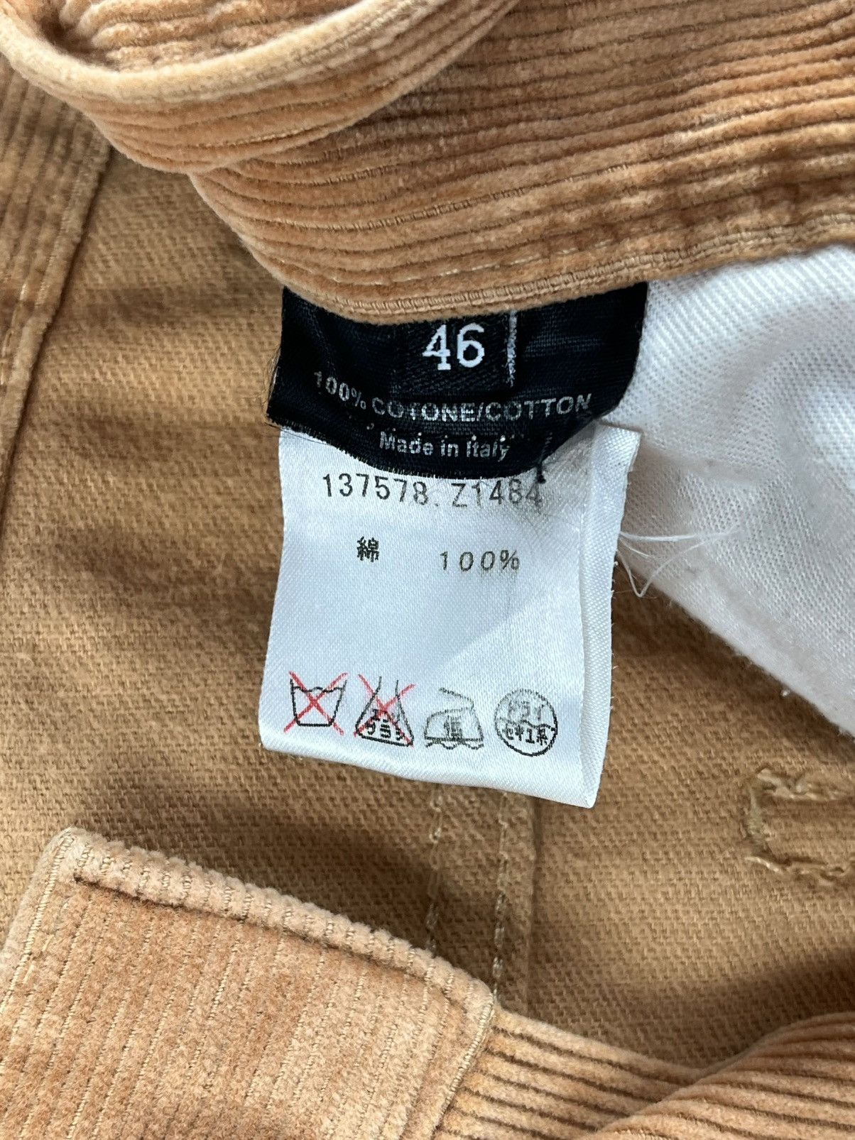 Gucci Gucci Tom Ford Leather Patch Wide Leg Flared Corduroy Jeans Size US 30 / EU 46 - 7 Thumbnail