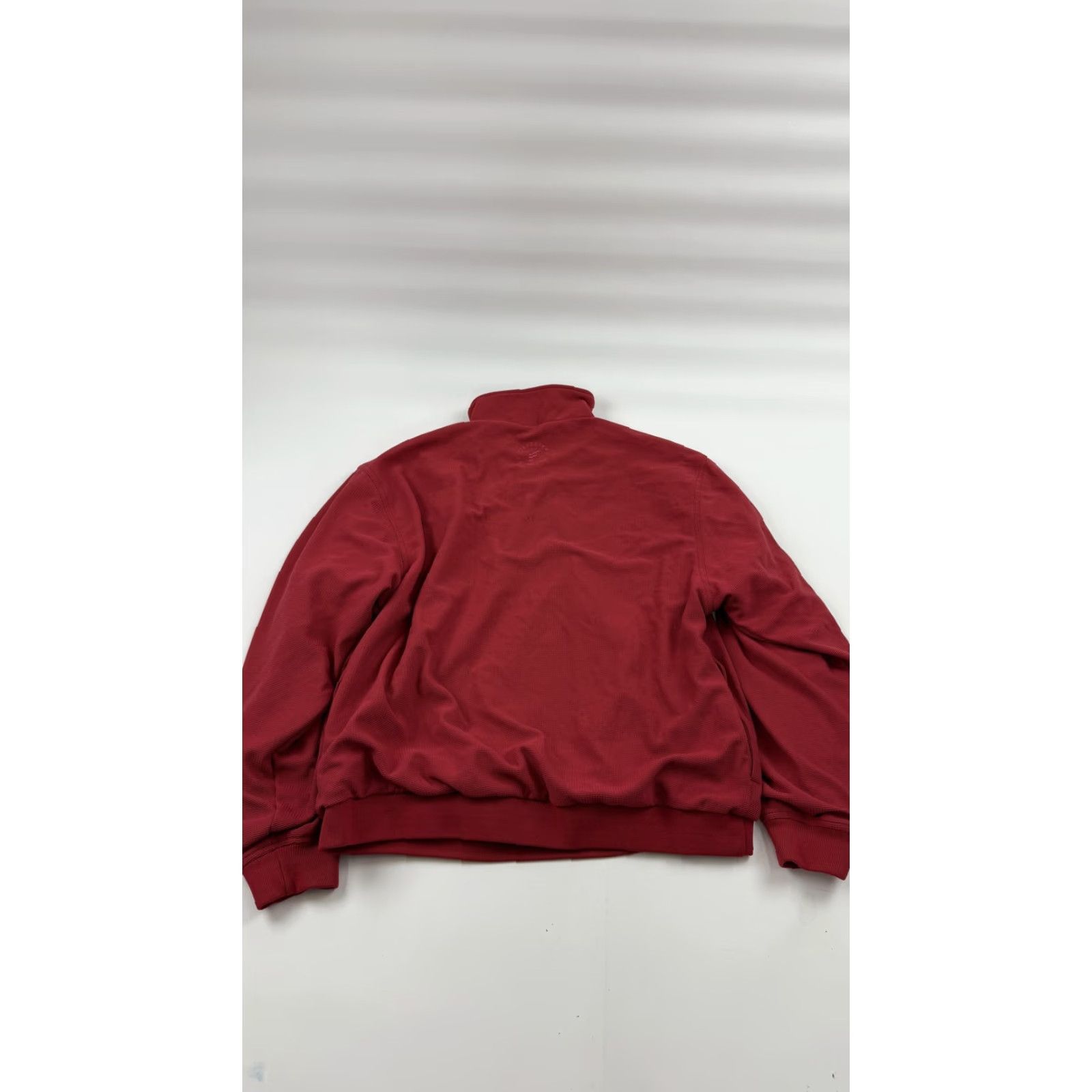 Vintage Forrester's Golf Sweater Mens Medium Red 1/4 Zip Pullover Waffle Knit Mock Neck Long Sleeve Pullover Dress Shirt? Size US M / EU 48-50 / 2 - 7 Thumbnail