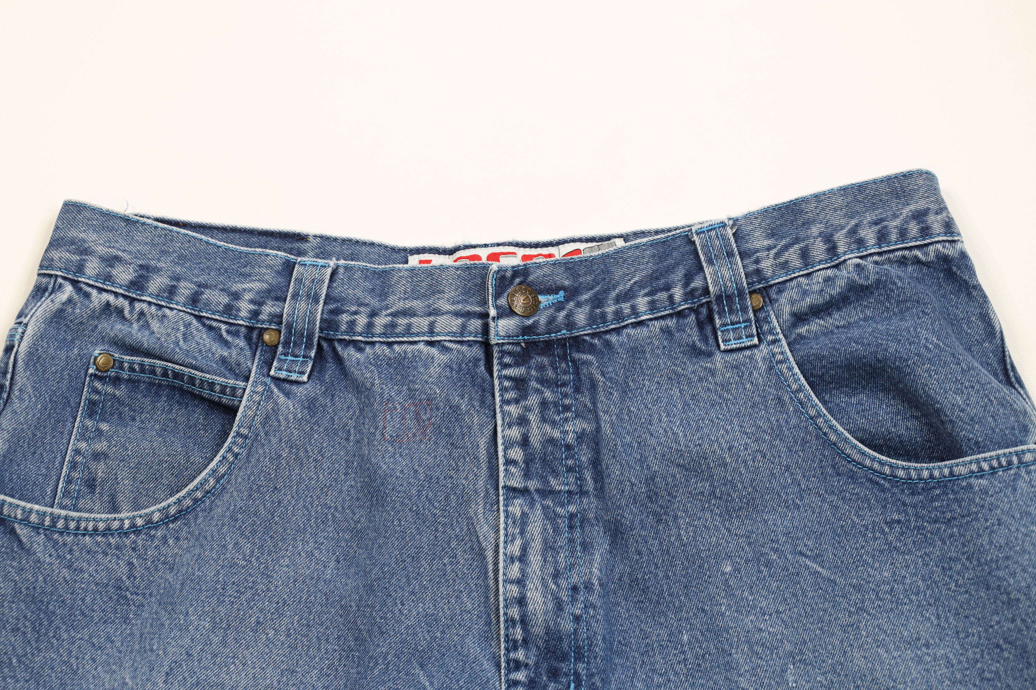 Vintage Vintage 90s Y2K Streetwear Baggy Fit Denim Jean Shorts Jorts Size US 36 / EU 52 - 2 Thumbnail