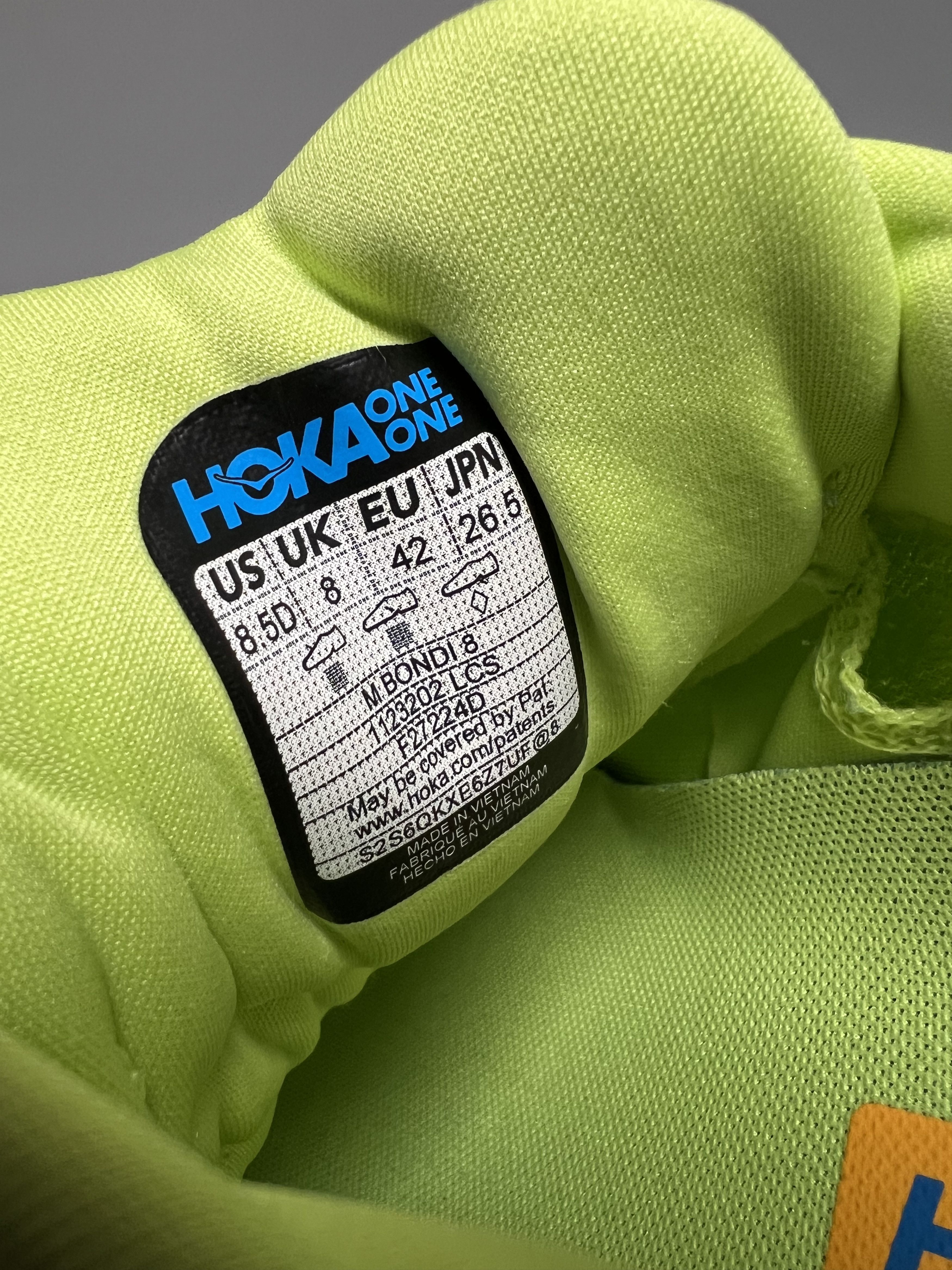 Hoka 8.5D Hoka One One Bondi 8 Men's Running Shoes Walking Gym Size US 8.5 / EU 41-42 - 9 Thumbnail