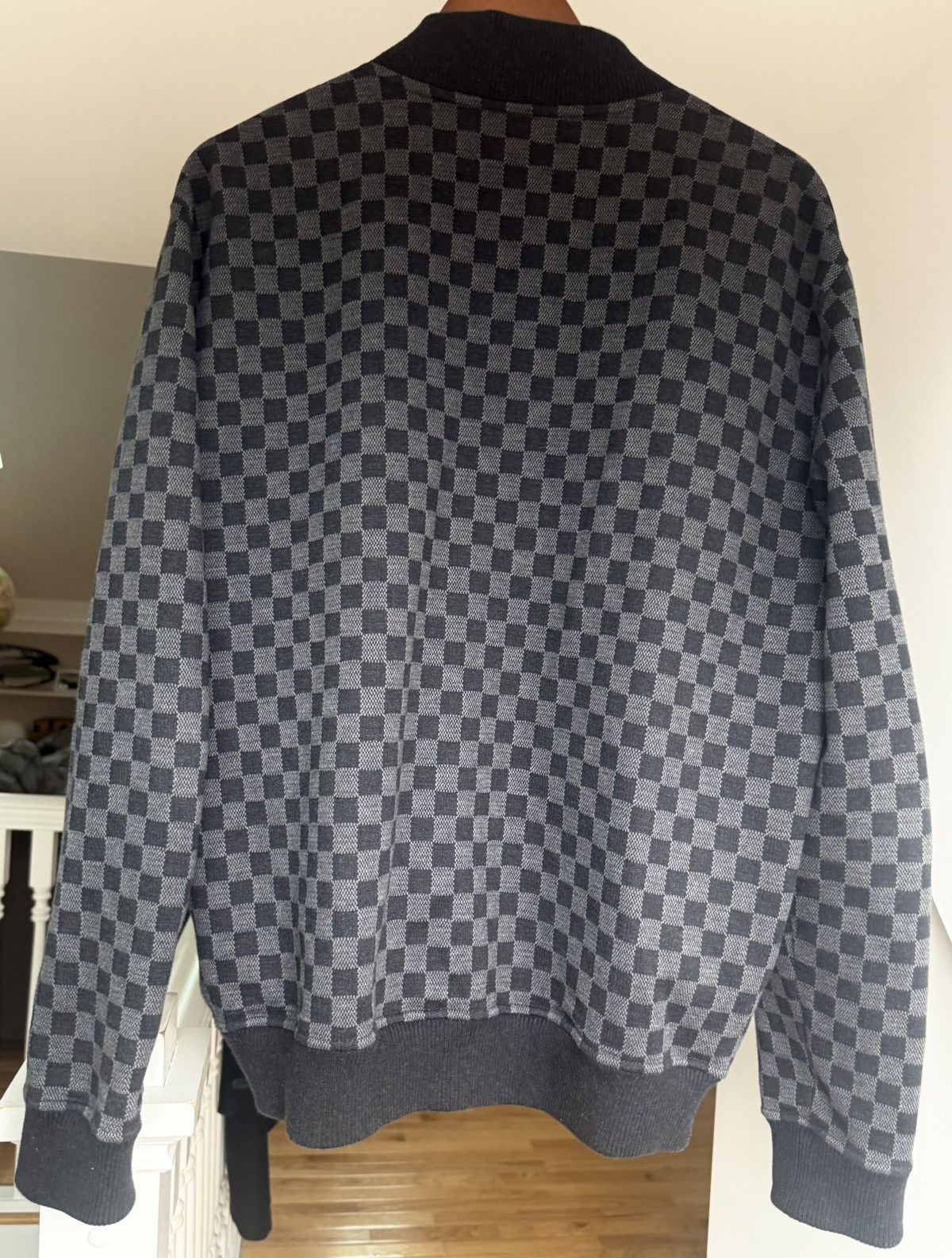 Louis Vuitton Louis Vuitton Damier Jacquard Zip-Through Bomber Jacket Size US L / EU 52-54 / 3 - 13 Thumbnail