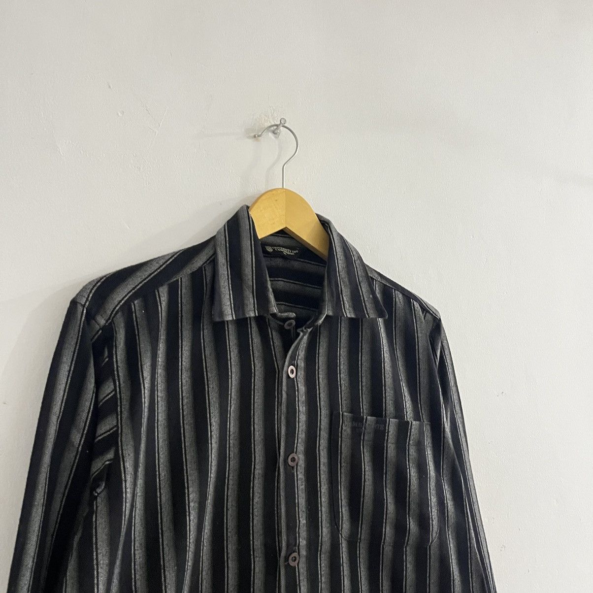 Japanese Brand Univ Of Cambridge - Striped LS Button Up Shirt Size US M / EU 48-50 / 2 - 3 Thumbnail