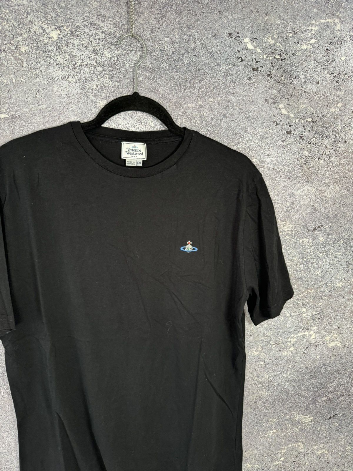 Vintage × Vivienne Westwood Vintage Vivienne Westwood Orb Embroidered T Shirt Black 2XL Size US XXL / EU 58 / 5 - 3 Thumbnail