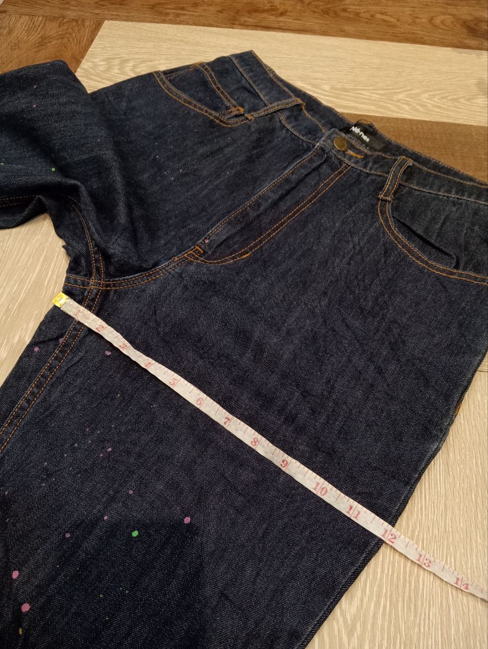 Issey Miyake ISSEY MIYAKE NE-NET PAINTER JEANS - BLUE Size US 30 / EU 46 - 16 Thumbnail
