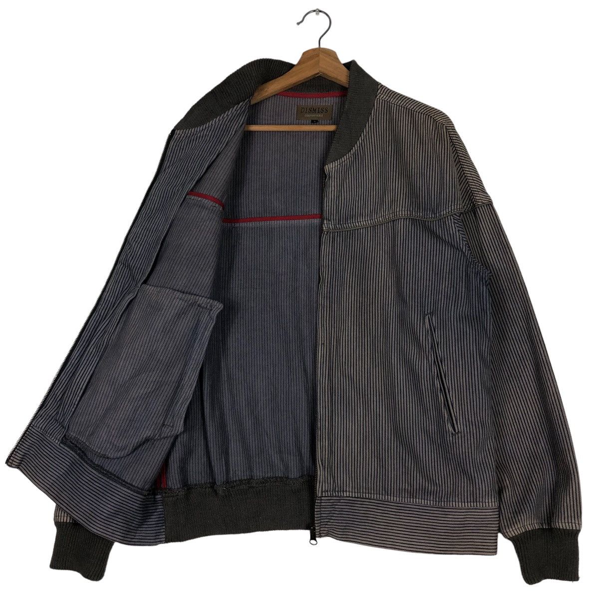 Japanese Brand 🔥Vtg Herringbone Bomber Jacket Dismiss Issey Miyake Size US M / EU 48-50 / 2 - 9 Thumbnail