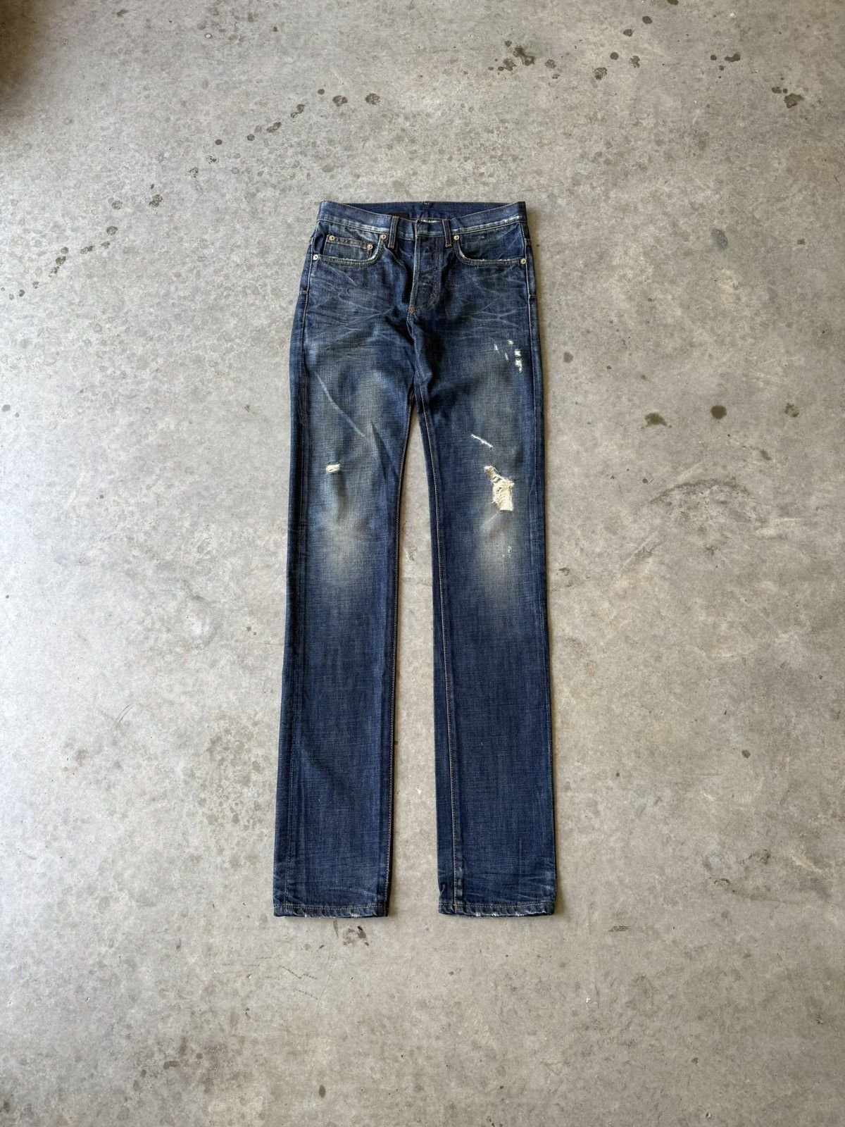 Dior Dior Homme AW10 “Cool Summer Day” Distressed Denim Size US 28 / EU 44 - 2 Thumbnail