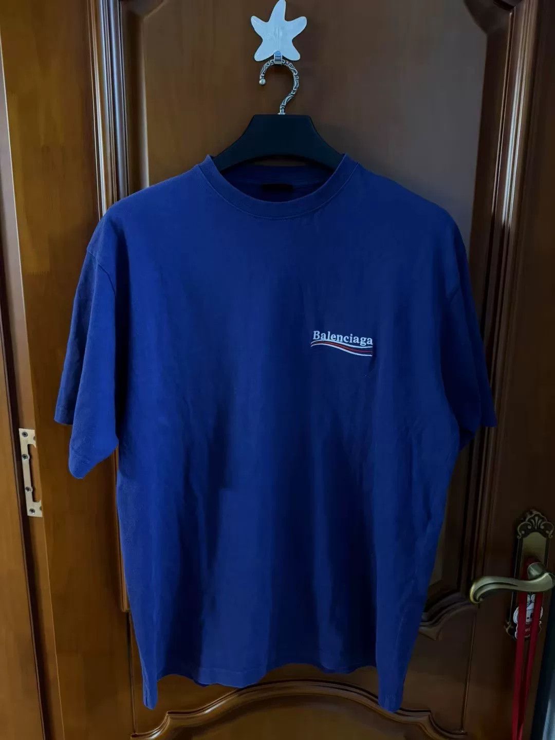 Balenciaga Balenciaga Blue Coca-Cola Logo Short Sleeve S Size US S / EU 44-46 / 1 - 1 Thumbnail