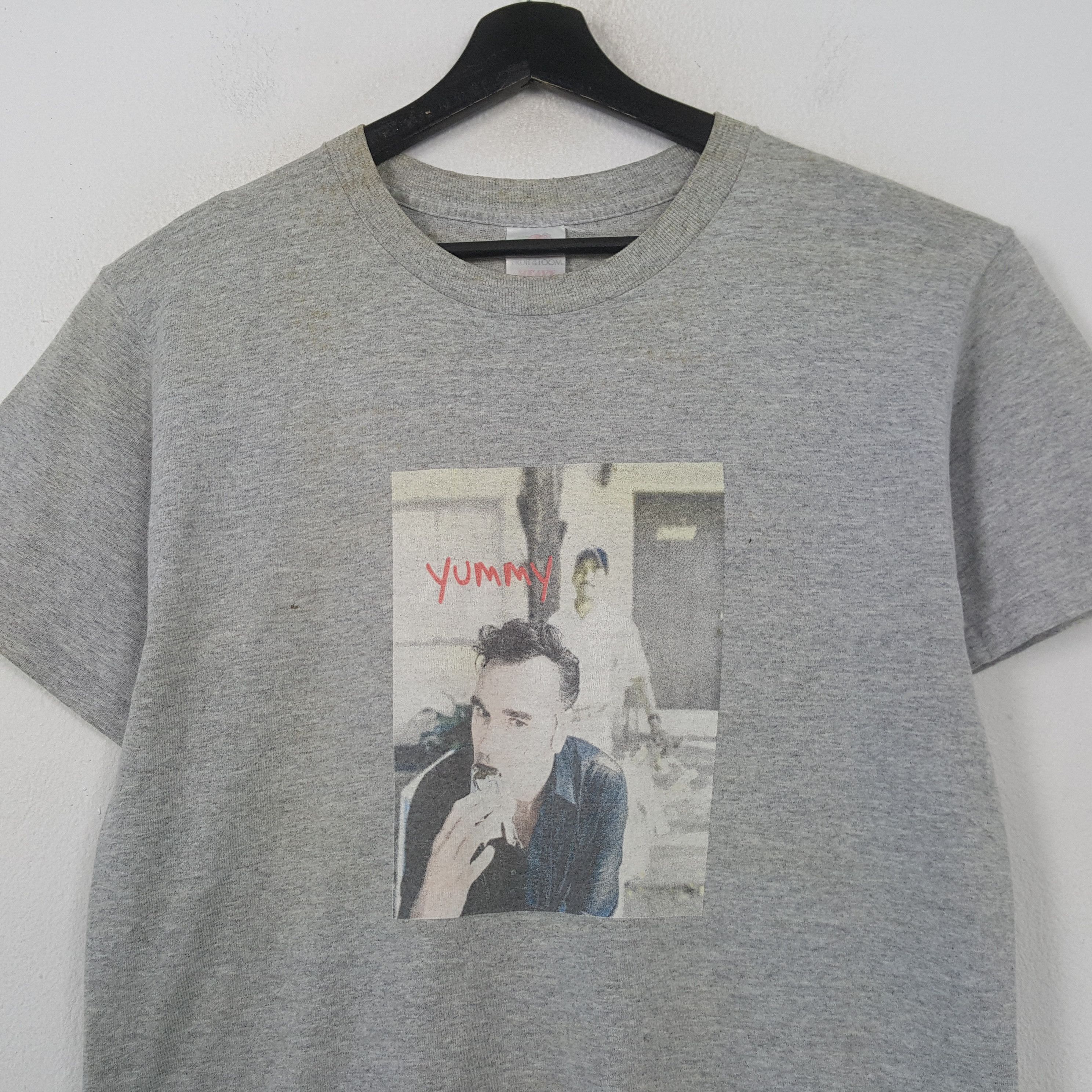 Band Tees Morrissey Yummy 2002 World Tour Tshirt RR6 Size US M / EU 48-50 / 2 - 2 Thumbnail