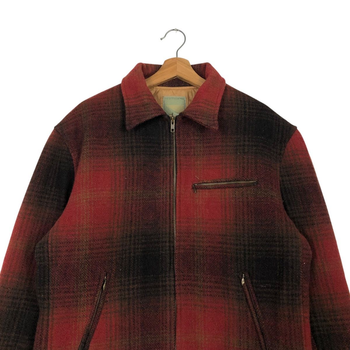 Japanese Brand 🔥VINTAGE CHORE WOOL JACKET UNIQLO TARTAN ISSEY MIYAKE Size US M / EU 48-50 / 2 - 5 Thumbnail