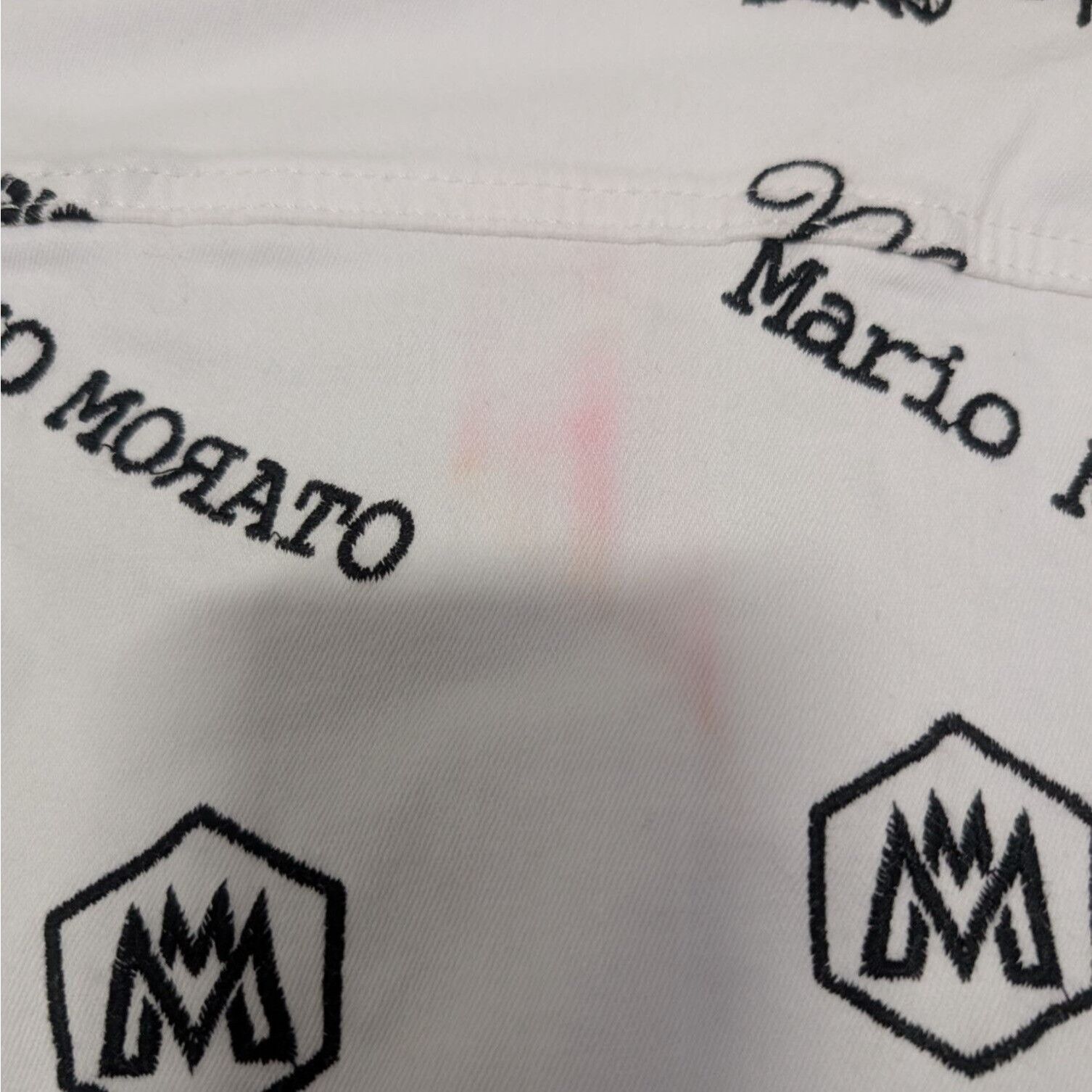 Designer Mario Morato Embroidered Denim Jacket Mens Size XL White Ski Size US XL / EU 56 / 4 - 11 Thumbnail