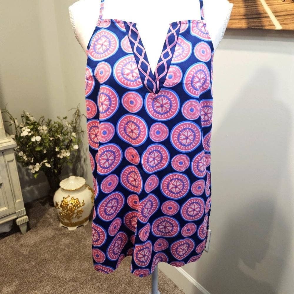 Designer Mud Pie Vibrant Floral Print Summer Tank #173 Size M / US 6-8 / IT 42-44 - 1 Thumbnail