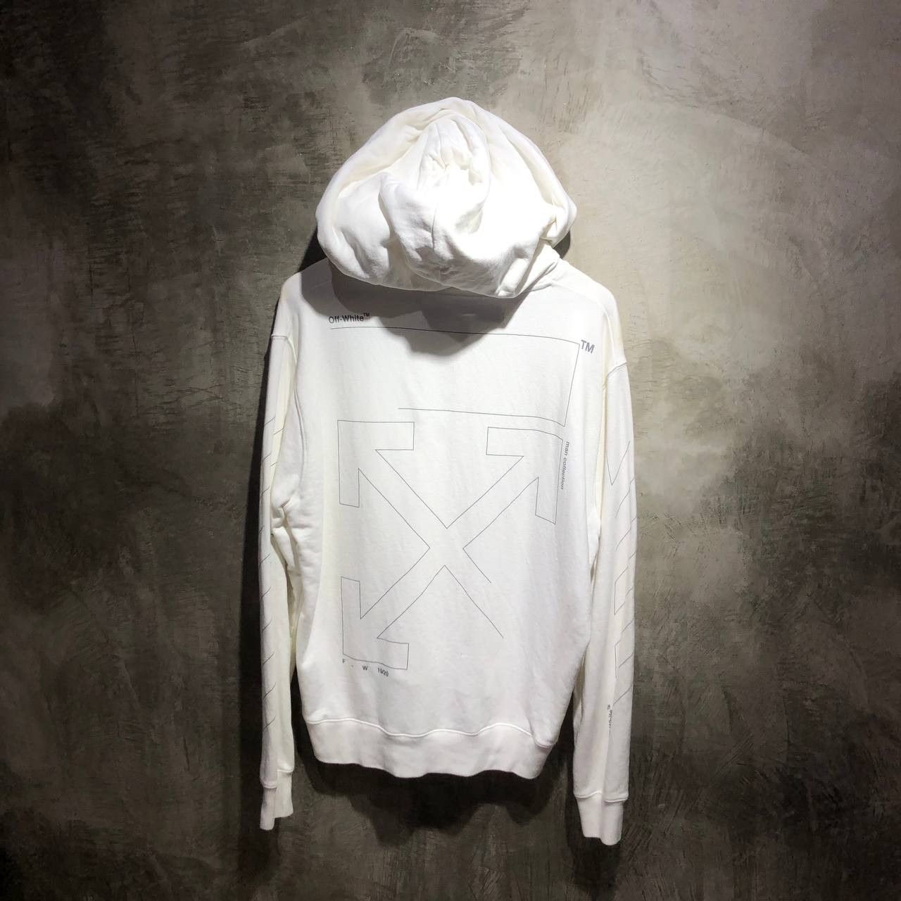 Off White Unfinished Hoodie Grailed