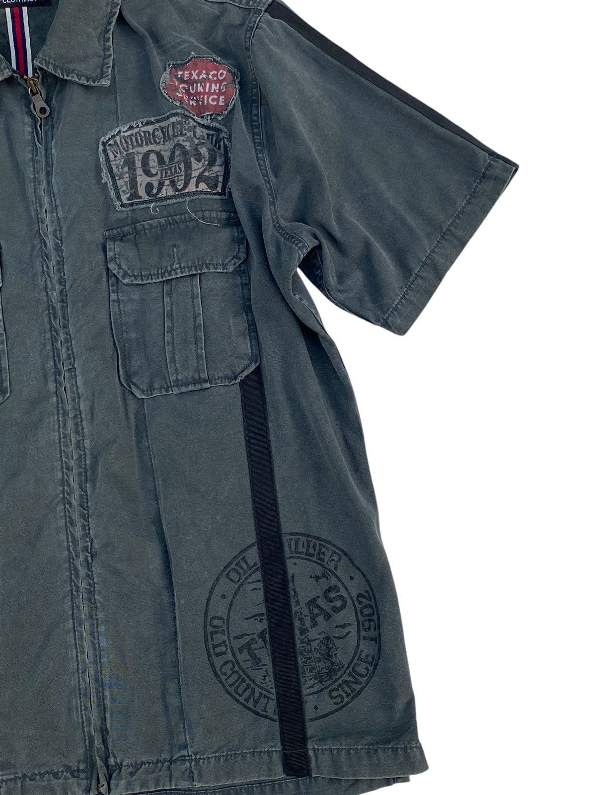 Vintage Vtg Texano Motorcycle Club Shirt Size US L / EU 52-54 / 3 - 3 Thumbnail