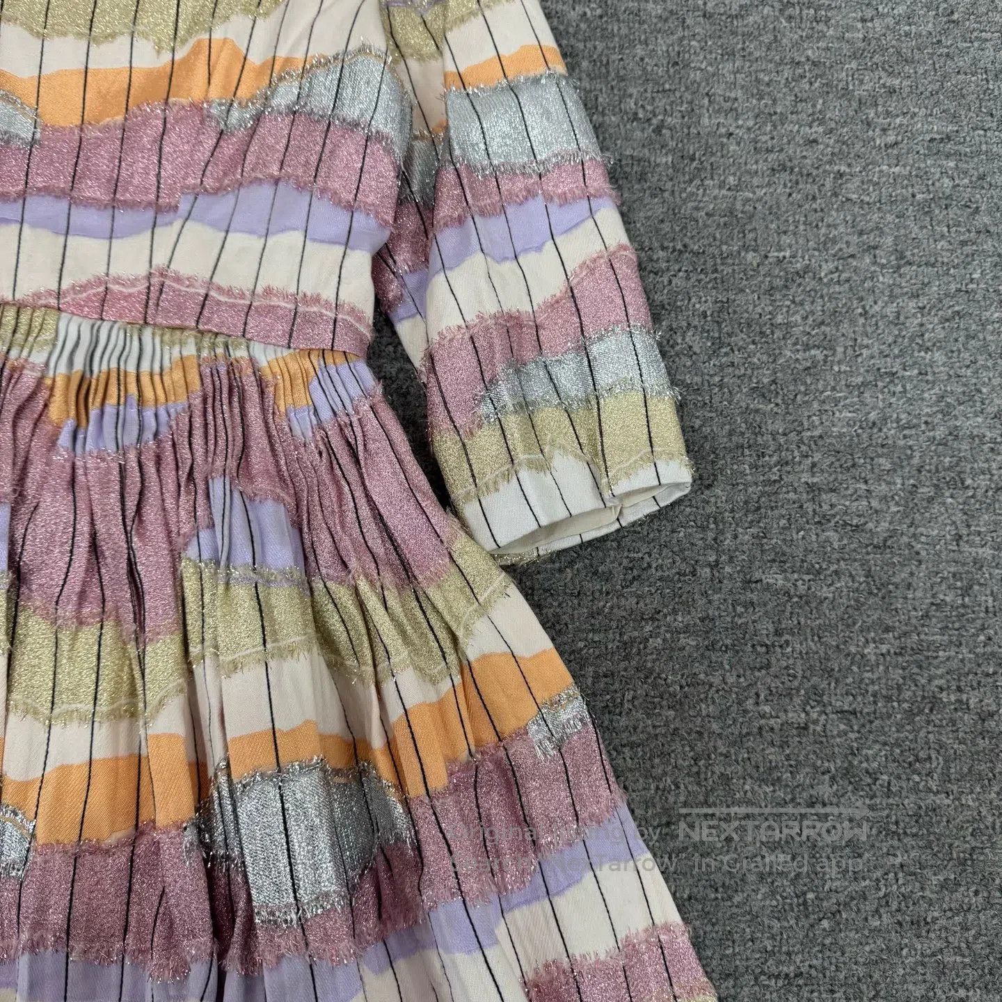 Dior Dior size 40 Elegant color V-neck dress made of a blend of Size M / US 6-8 / IT 42-44 - 4 Thumbnail