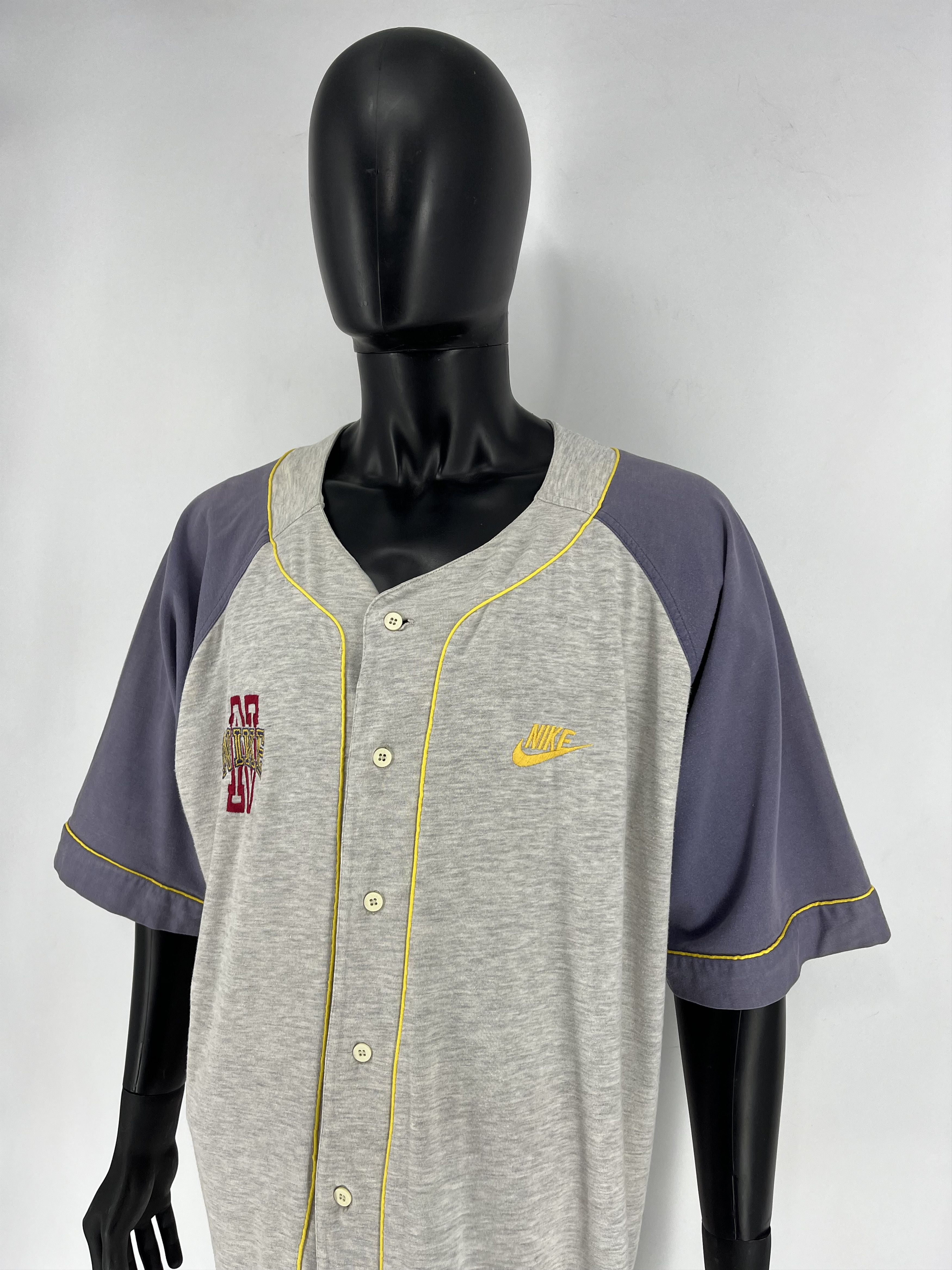Nike Vintage Y2K Nike 90s Baseball Jersey Size US XXL / EU 58 / 5 - 5 Thumbnail