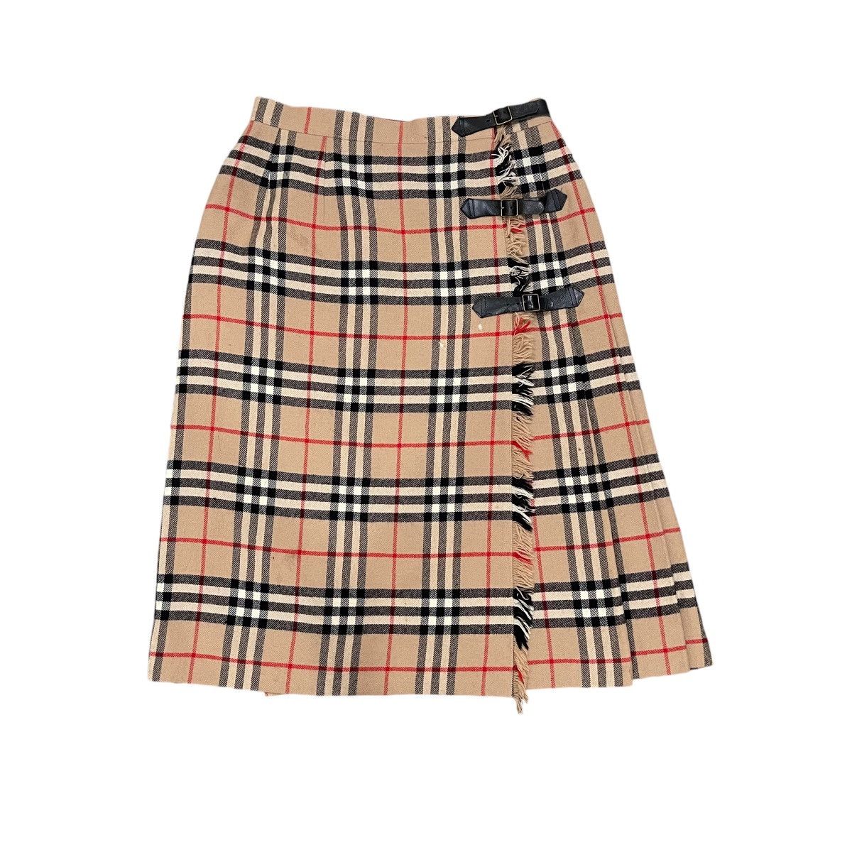 Burberry Burberrys Nova Check Wool Mini Skirt Size 26" / US 2 / IT 38 - 1 Thumbnail