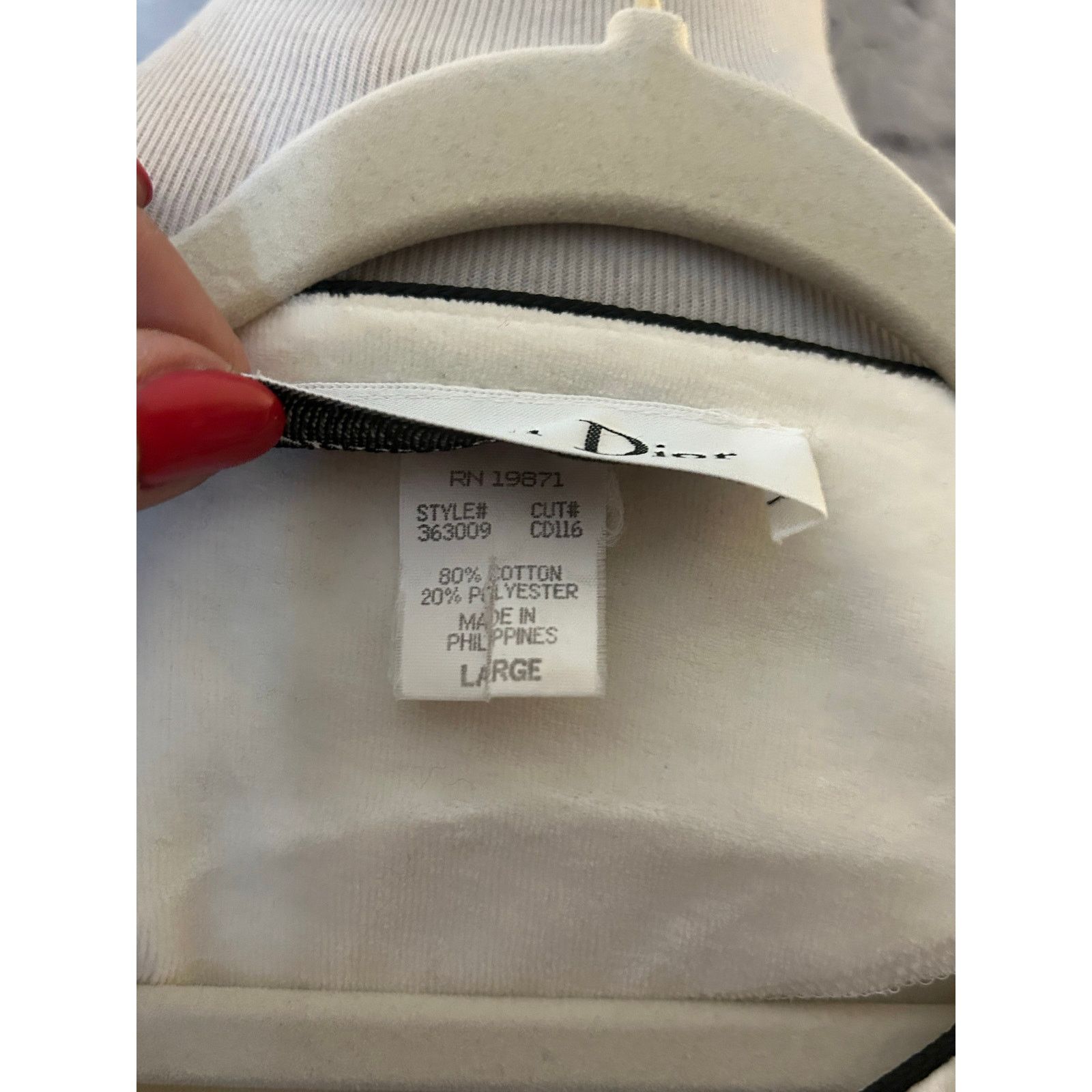 Dior Vintage- authentic- Christian Dior- long terry robe dress- Size L / US 10 / IT 46 - 4 Thumbnail