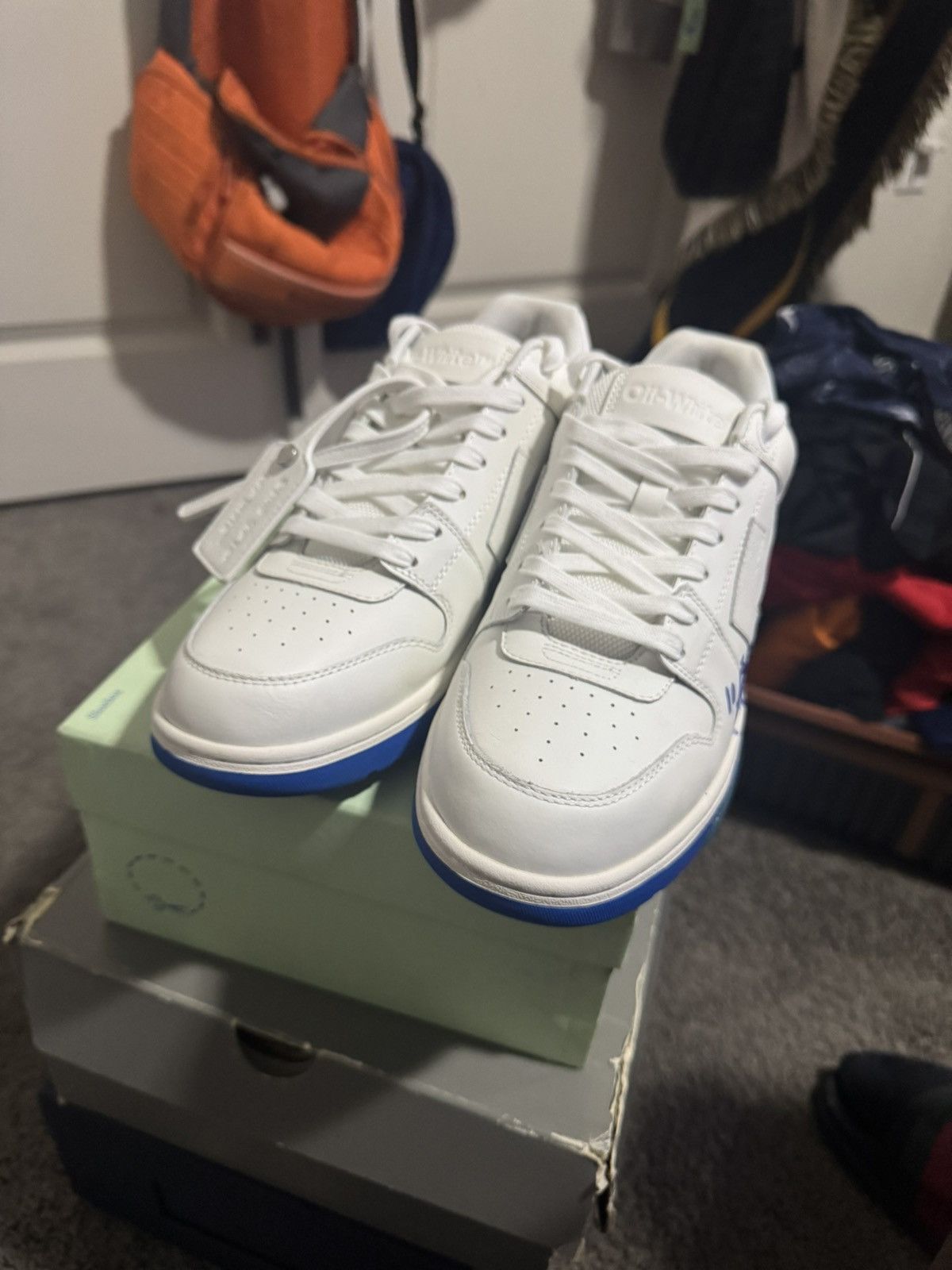 Off-White Off-White Out of Office 'For Walking - White Blue' Size US 10.5 / EU 43-44 - 16 Thumbnail