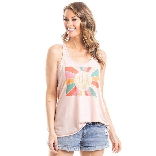 Other KatyDid Womens XL "Hello Sunshine" Graphic Racerback Tank To Size XL / US 12-14 / IT 48-50 - 1 Thumbnail