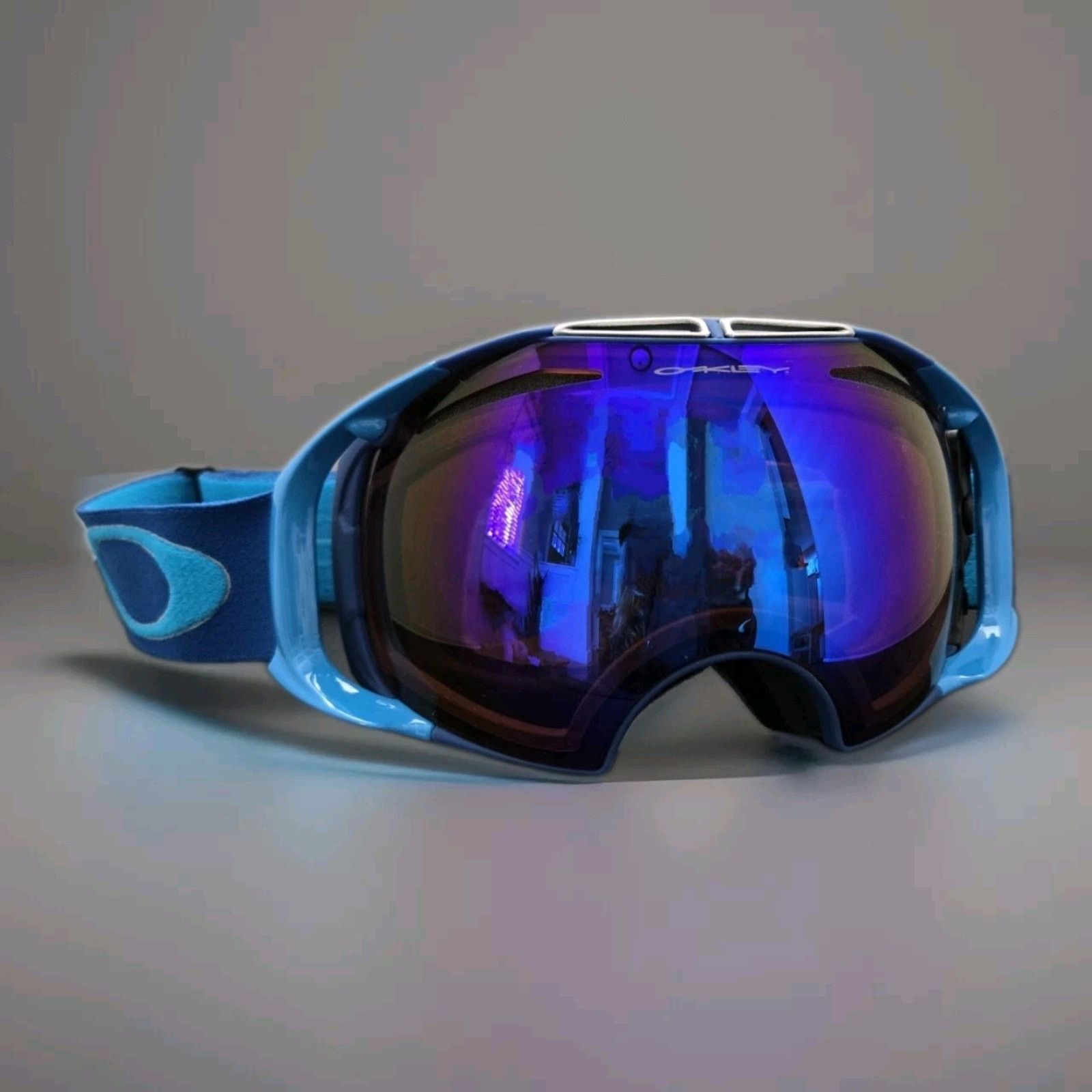 Oakley Oakley Vintage Goggles Airbrake Iridium Anti Fog Lens & Case Size 36 - 3 Thumbnail