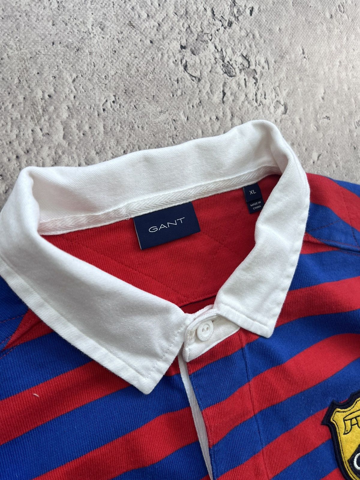 Gant × Vintage Vintage Gant Rugby Long Sleeve Polo RALPH 90s Size US XL / EU 56 / 4 - 5 Thumbnail