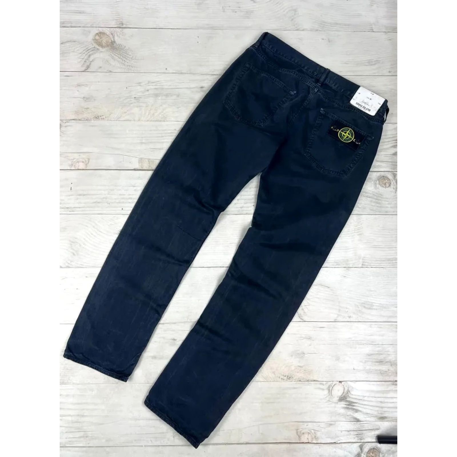 Stone Island Stone Island Pants Mens 32 Black Cotton Slim Front Chino 2018 VINTAGE? Size US 32 / EU 48 - 2 Thumbnail
