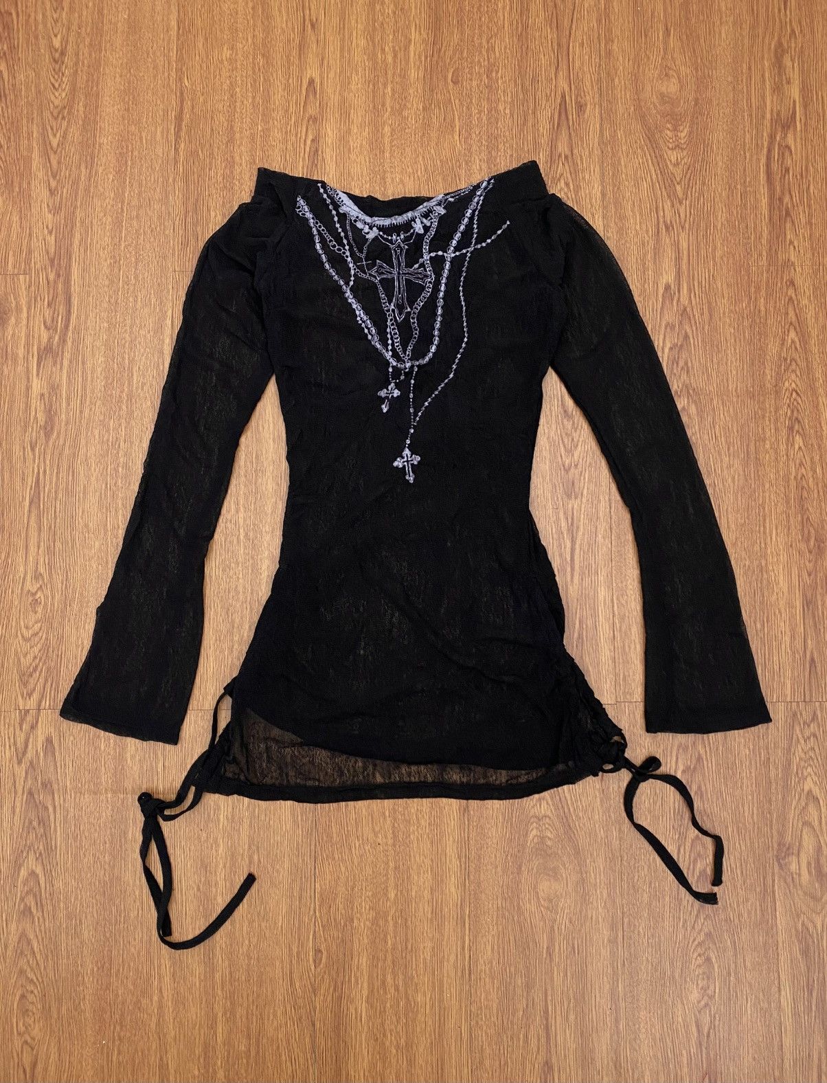 If Six Was Nine Gothic necklace transparent t-shirt Size M / US 6-8 / IT 42-44 - 1 Thumbnail