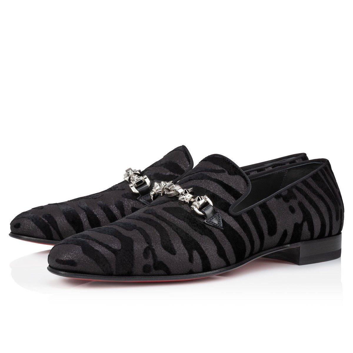 Christian Louboutin Equiswing Flat Velours loafer shoes Size US 10 / EU 43 - 1 Thumbnail