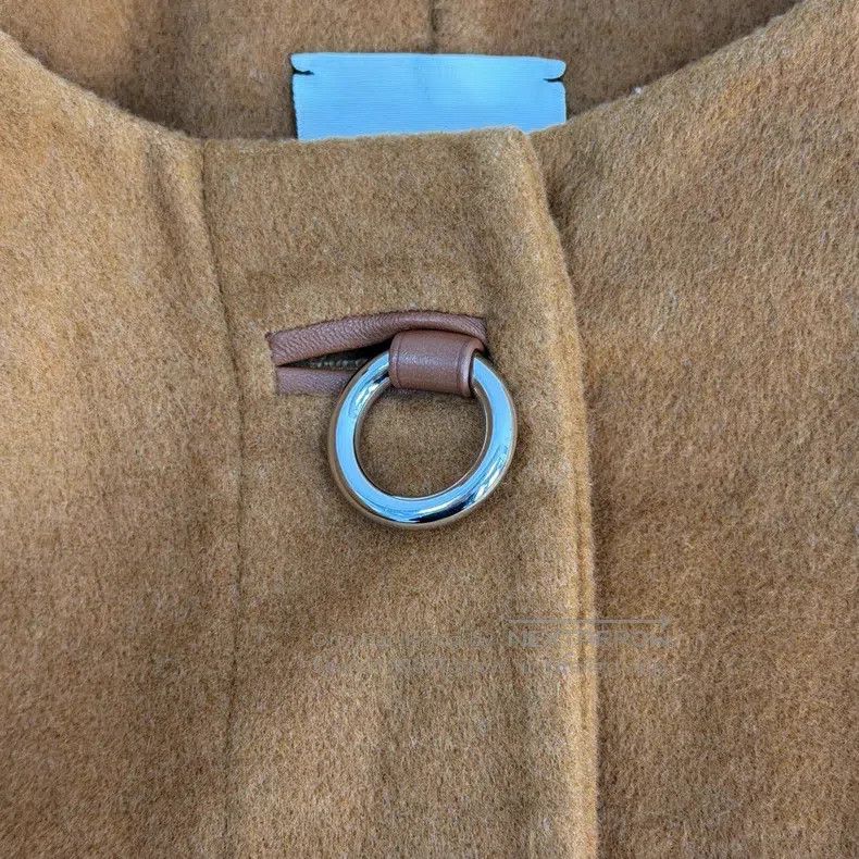 Hermes Hermes Orange Caramel Cashmere Tweed Jacket Size XS / US 0-2 / IT 36-38 - 7 Thumbnail