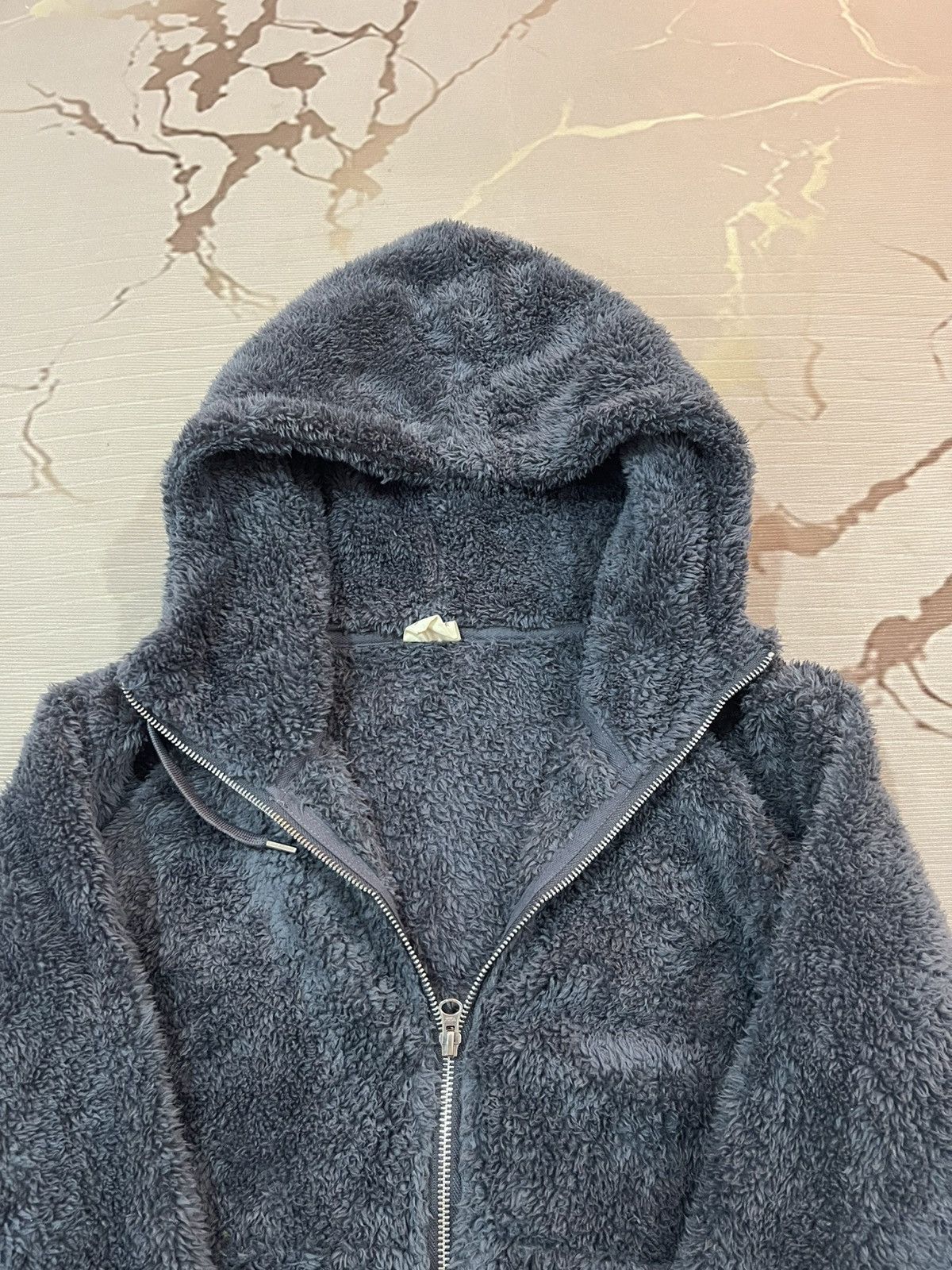 Japanese Brand Power To The People Fleece Zip Hoodie Grey Size US M / EU 48-50 / 2 - 6 Thumbnail