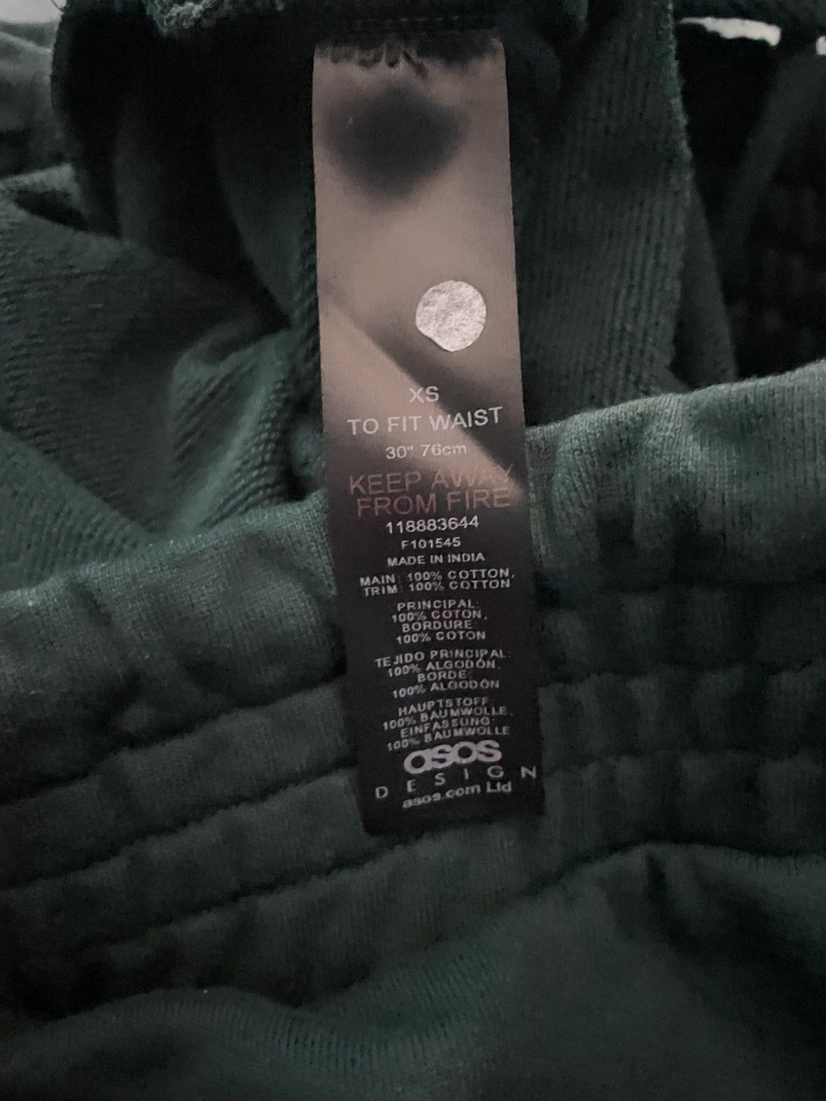 Asos ASOS Heavyweight Oversized Sweatpants - Forest Green Size XS Size US 30 / EU 46 - 6 Thumbnail