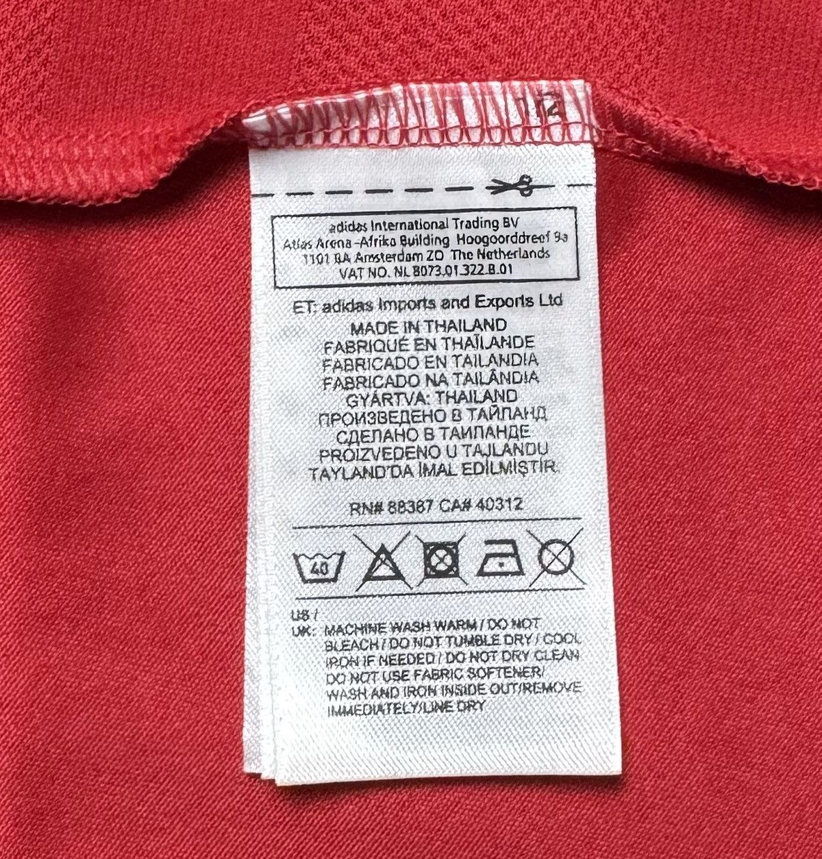 Adidas Manchester United 2015 2016 Home Shirt Soccer Jersey Adidas Size US XL / EU 56 / 4 - 11 Thumbnail