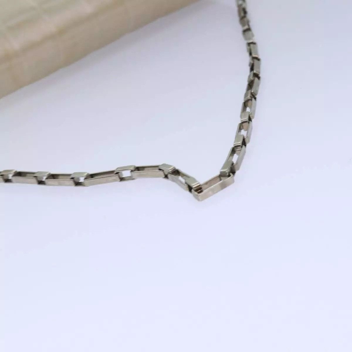 Chanel CHANEL Choco Bar Chain Hand Bag Satin Beige Size ONE SIZE - 14 Thumbnail