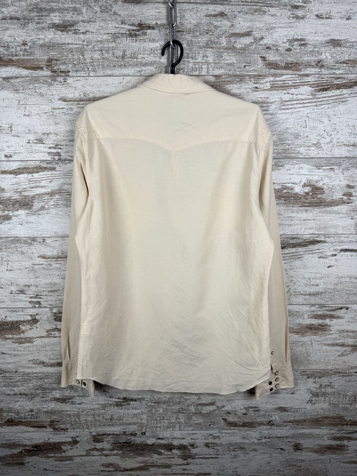 Allsaints Mens AllSaints BITTERWATER LS SHIRT button up pocket luxury Size US M / EU 48-50 / 2 - 15 Thumbnail