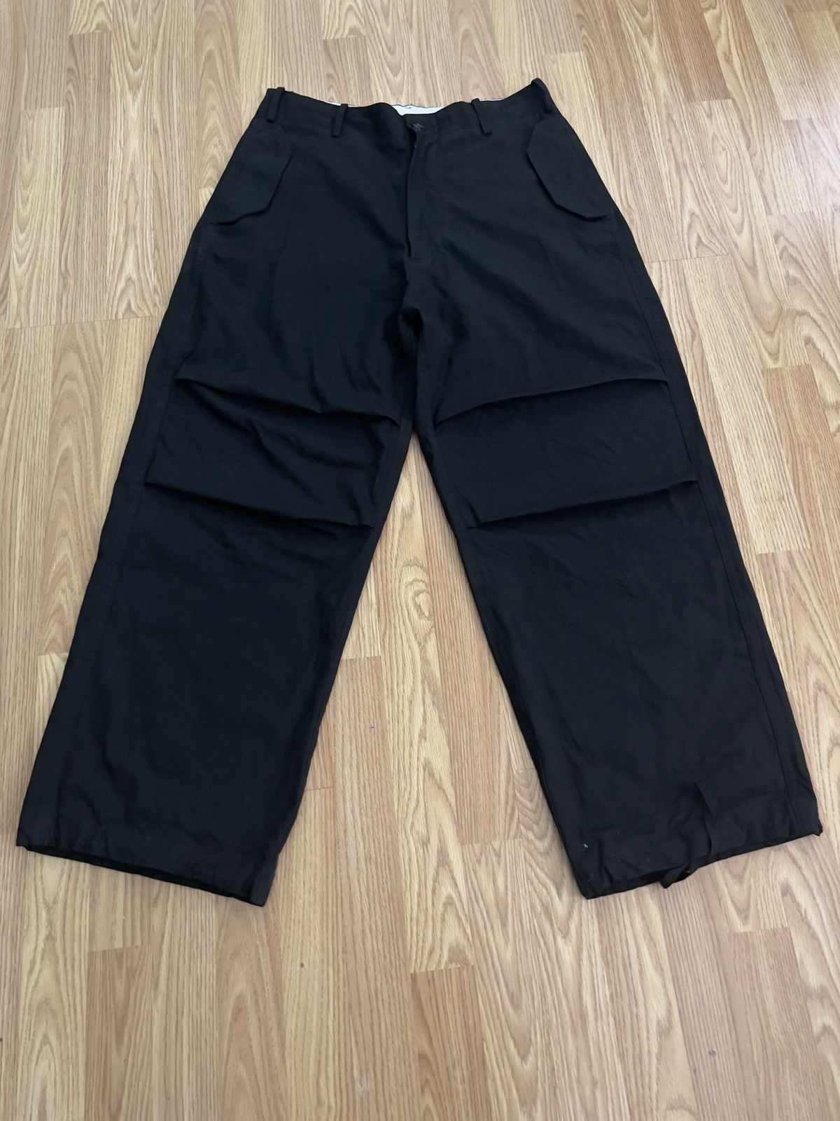 image of K Two Studios Parachute Pants in Black, Men's (Size 36)