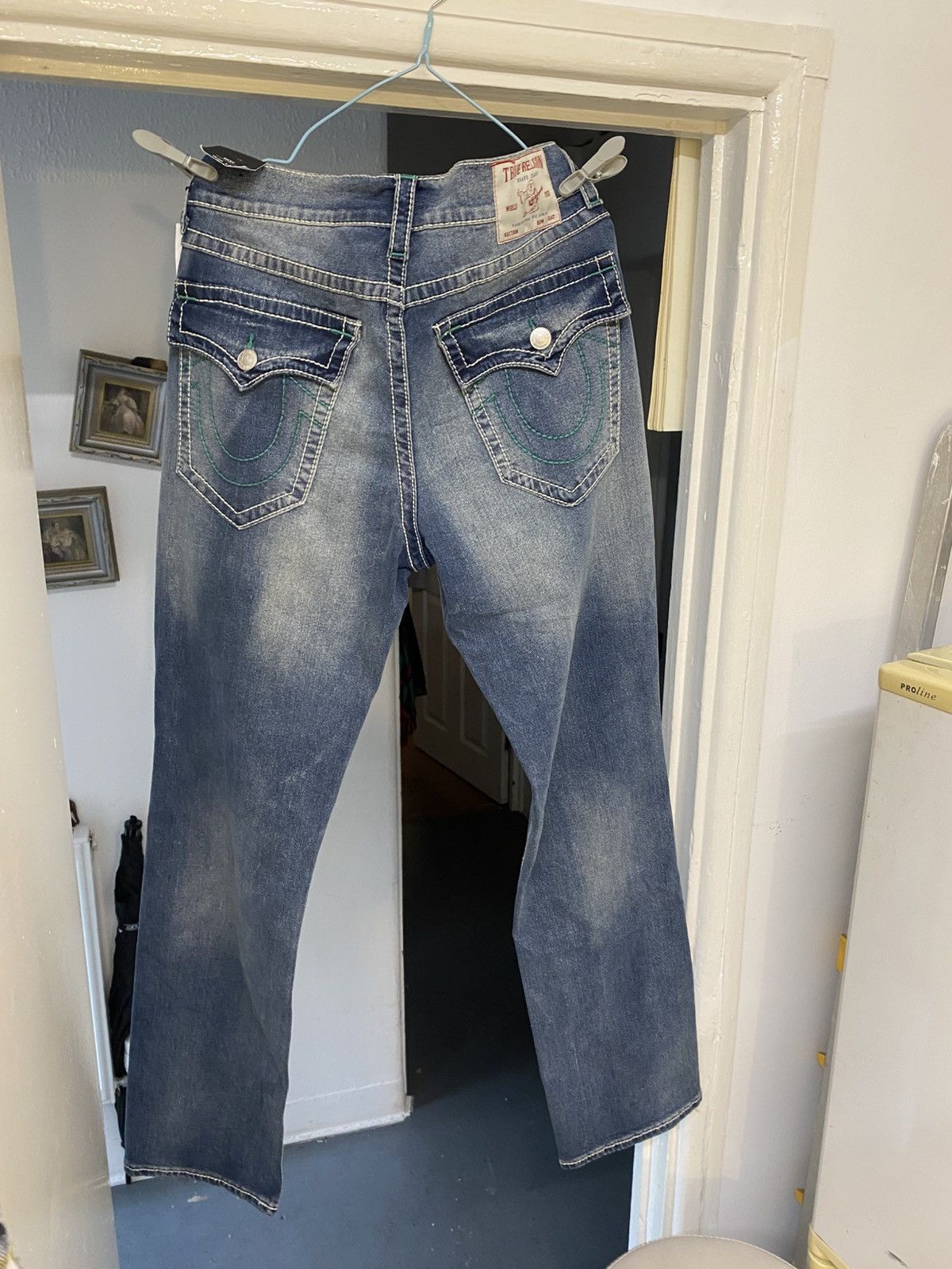 True Religion True Religion Jeans - Ricky Super T Flap Jeans Size US 32 / EU 48 - 10 Thumbnail