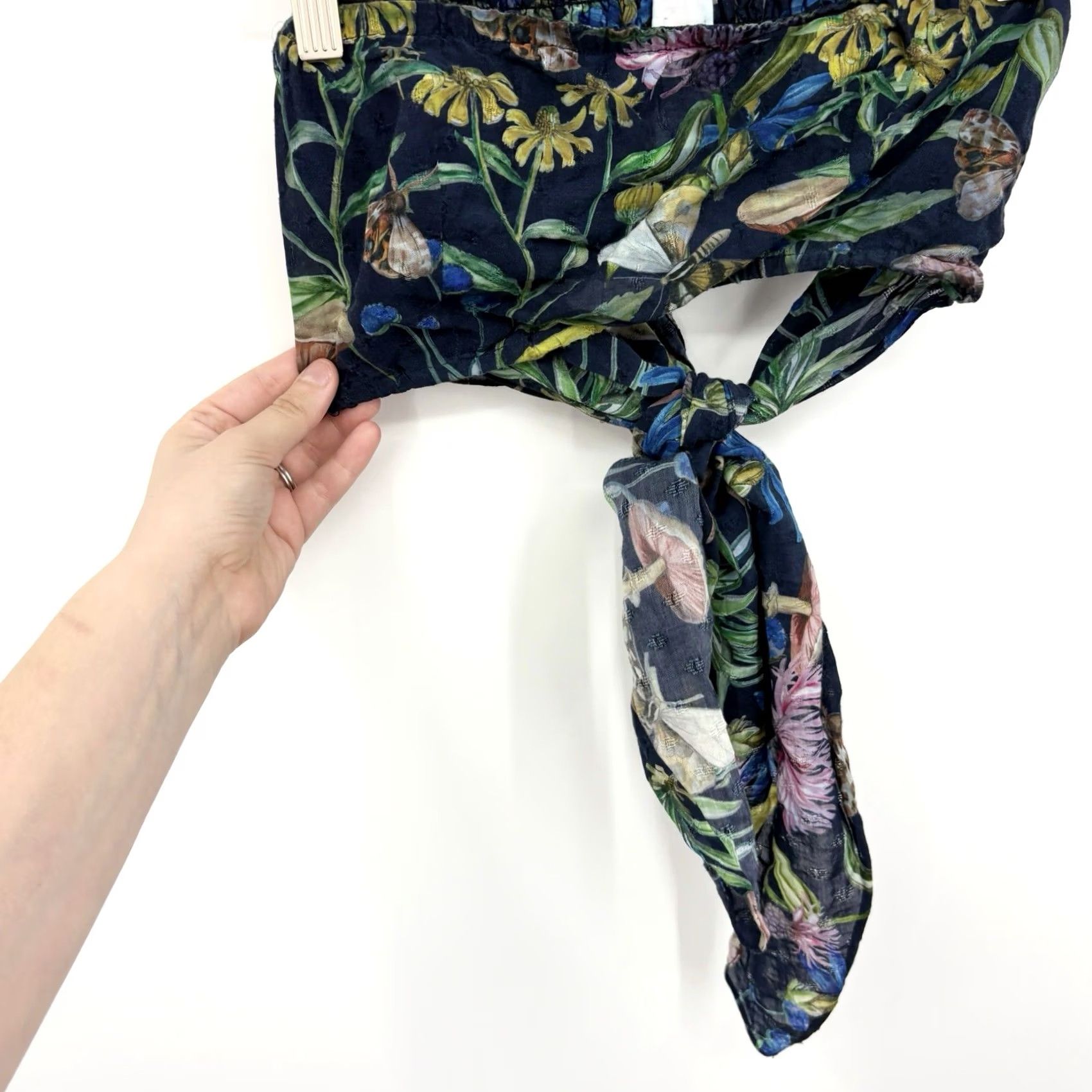 Anthropologie Anthropolgie Tryb Butterfly Fairy Bandeau Top Small Tie Resort Vacation Festival Blouse Cropped Size S / US 4 / IT 40 - 3 Thumbnail